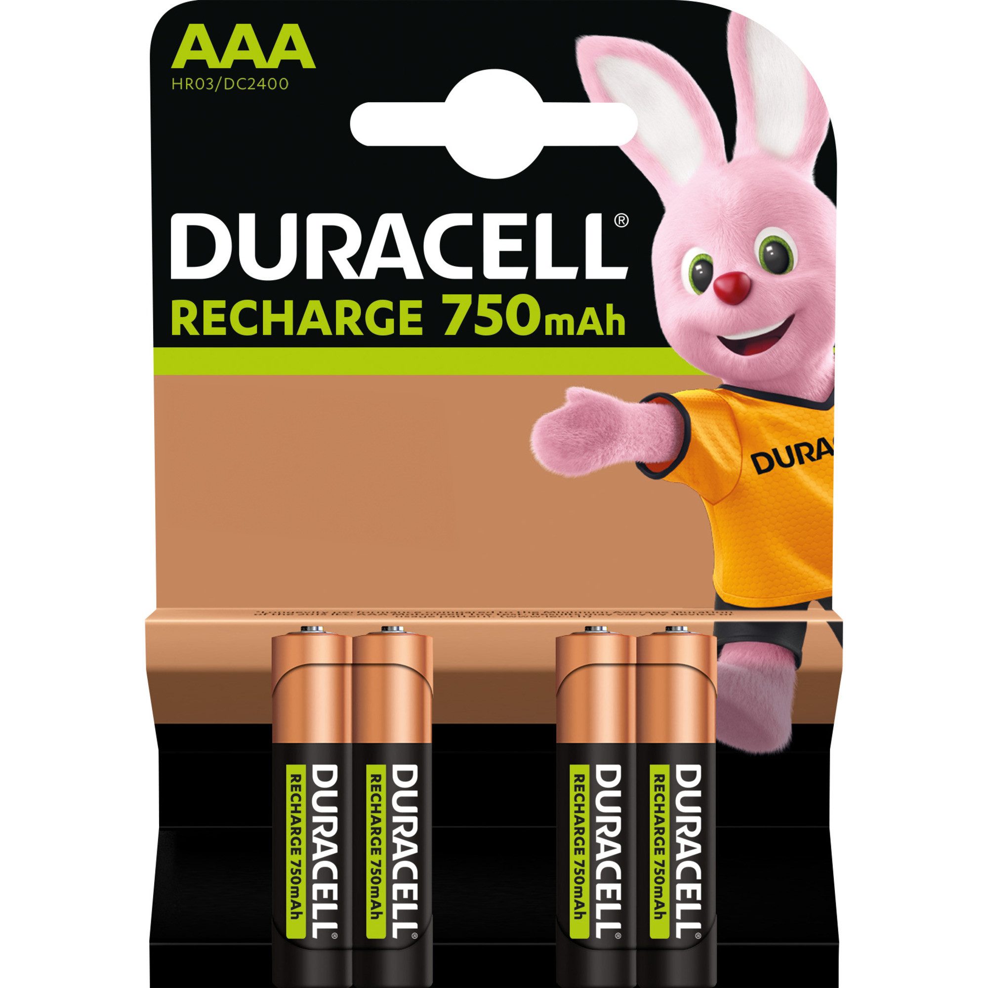 Duracell Duracell Akku NiMH 1,2V / 750mAh, Typ AAA (Micro), Akku (1,2 V V)