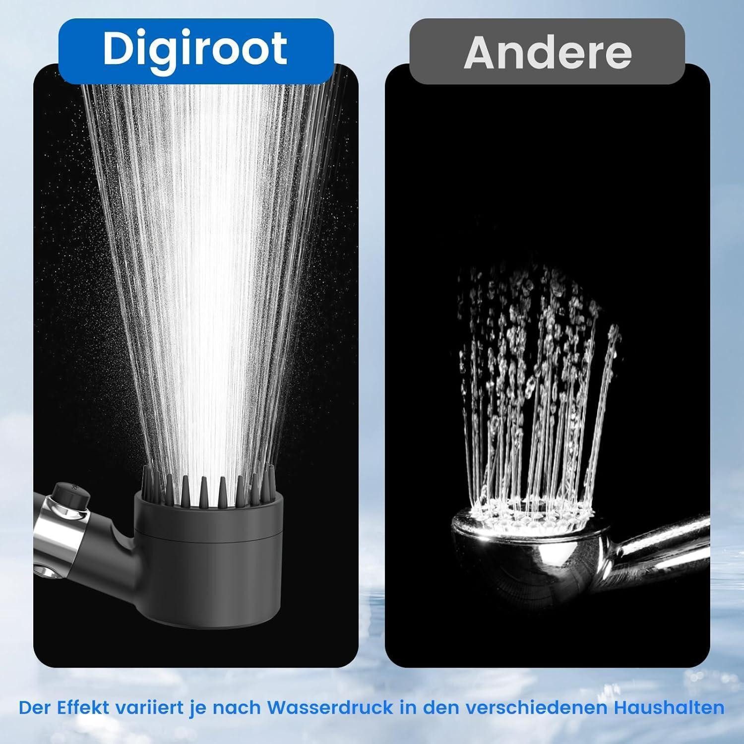 LuxusKollektion Handbrause Duschkopf Hochdruck Filter 4 Sprühmodi 15 Stufen günstig online kaufen