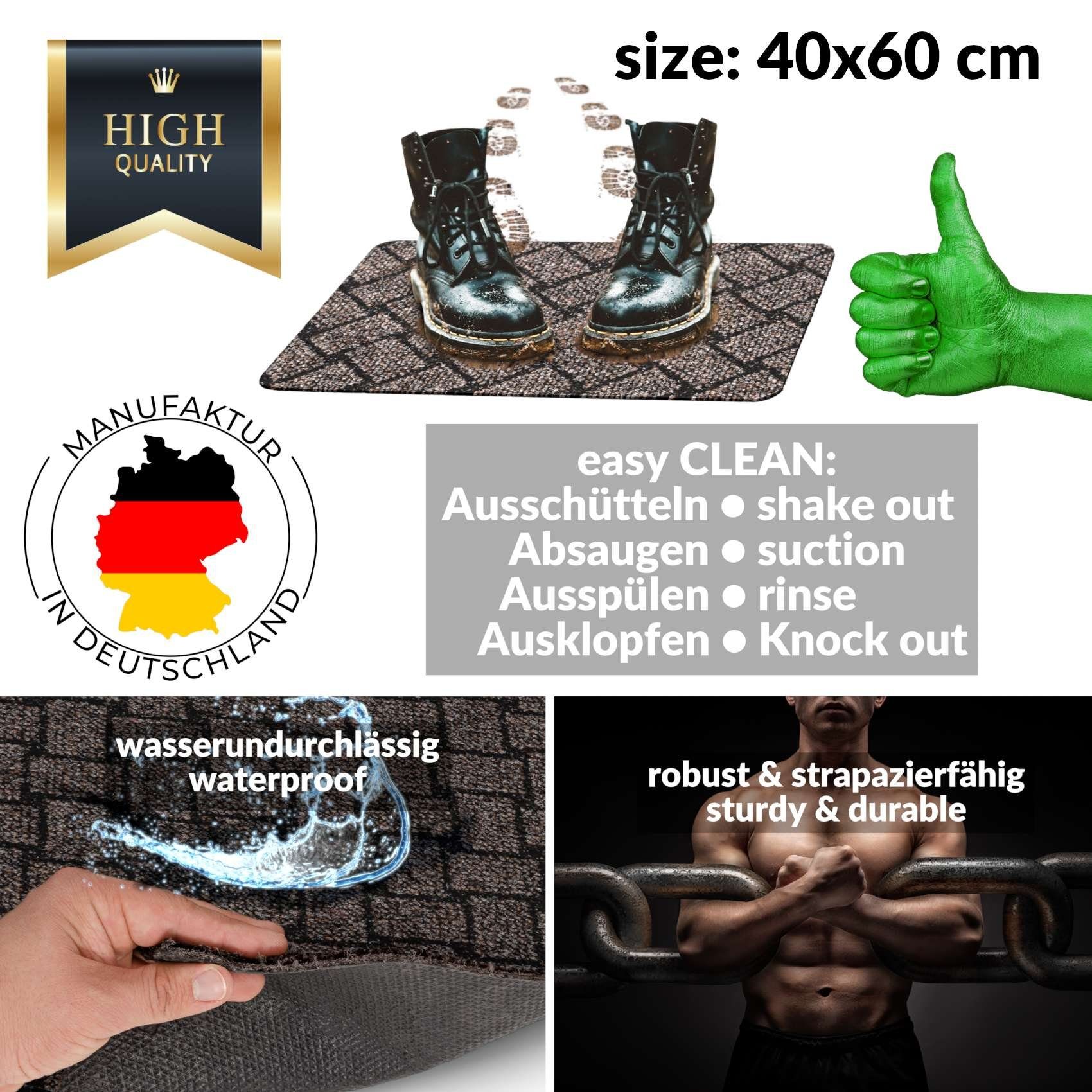 ANRO Läufer, Eckig, Höhe: 6 mm, Textil