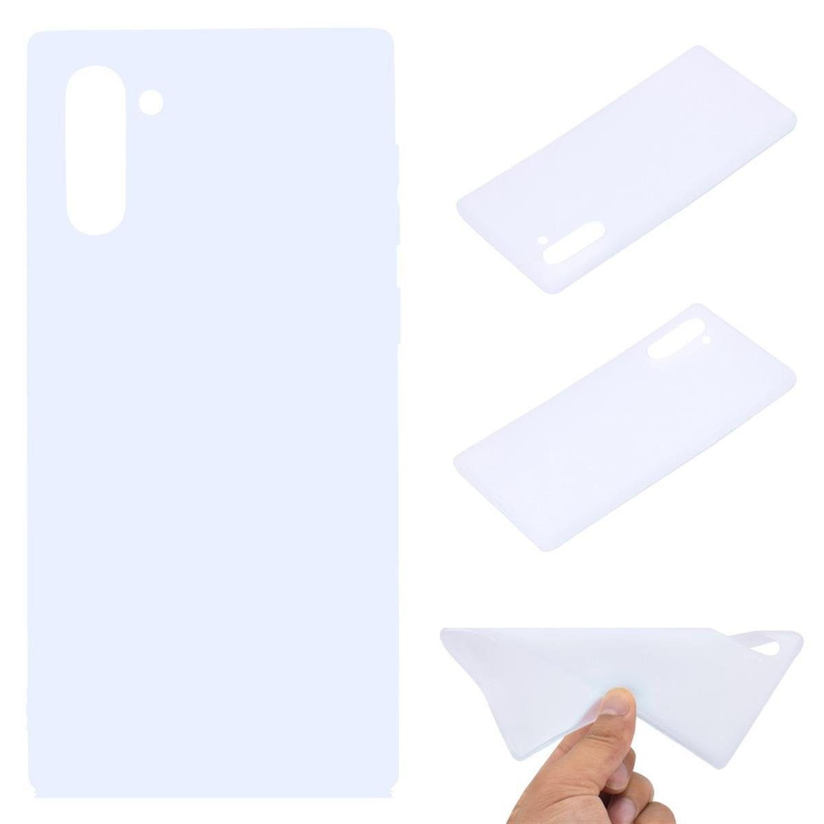 CoverKingz Handyhülle Hülle für Samsung Galaxy Note10 Handyhülle Silikon Case Schutzhülle 17,16 cm (6,8 Zoll), Schutzhülle Handyhülle Silikoncover Softcase farbig