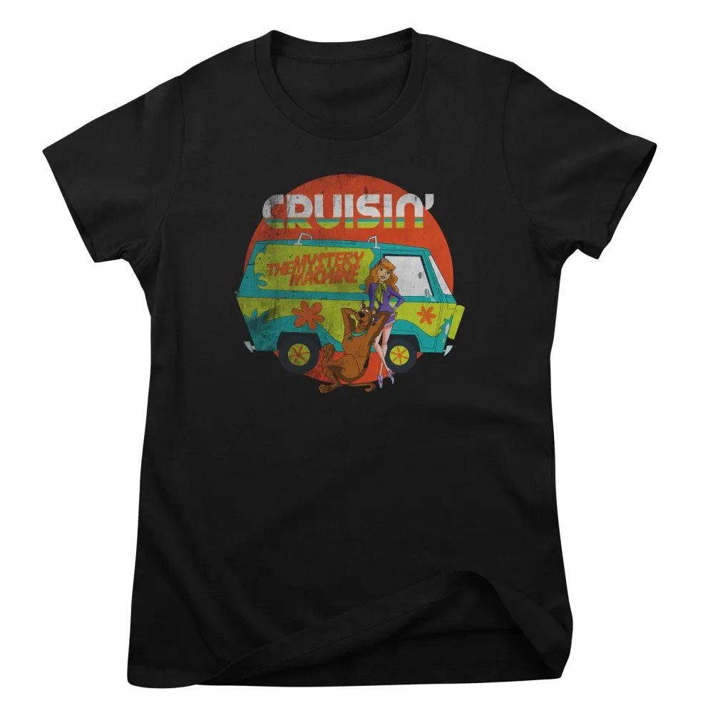 Scooby Doo T-Shirt Mystery Machine Cruising Girly Tee