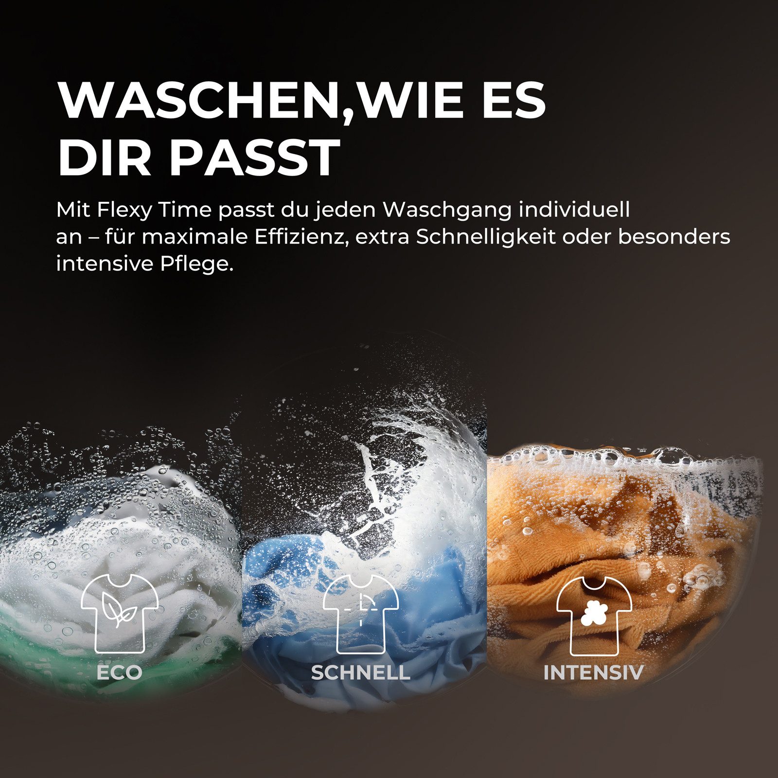 Haier Waschmaschine G3 Serie HW90-BP14637T, 9 kg, 1400 U/min, Smart AI Automatikprogramm – Bild 5 von 5