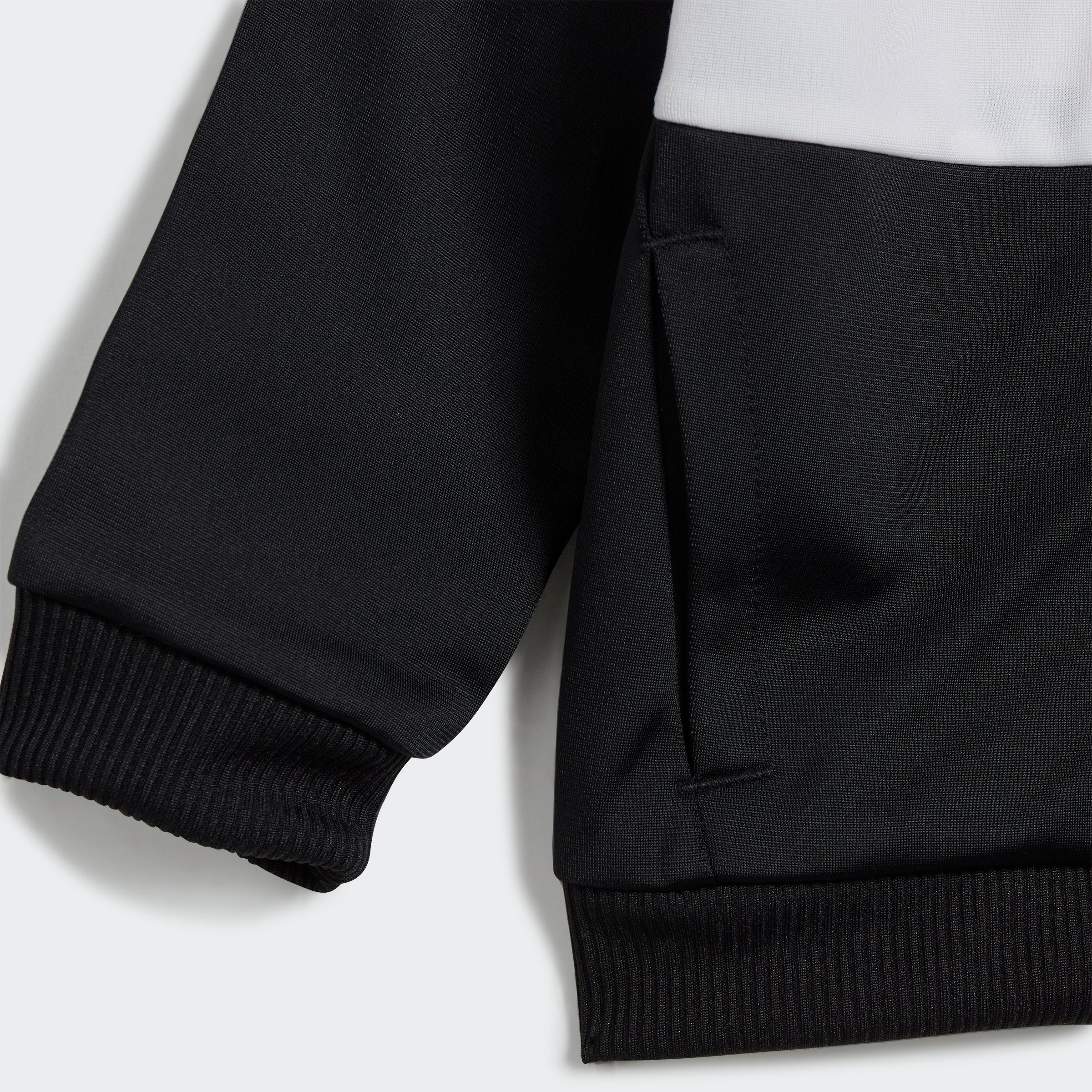 adidas Sportswear TS Scarlet (2-tlg) / / TIBERIO I White Trainingsanzug Better Black