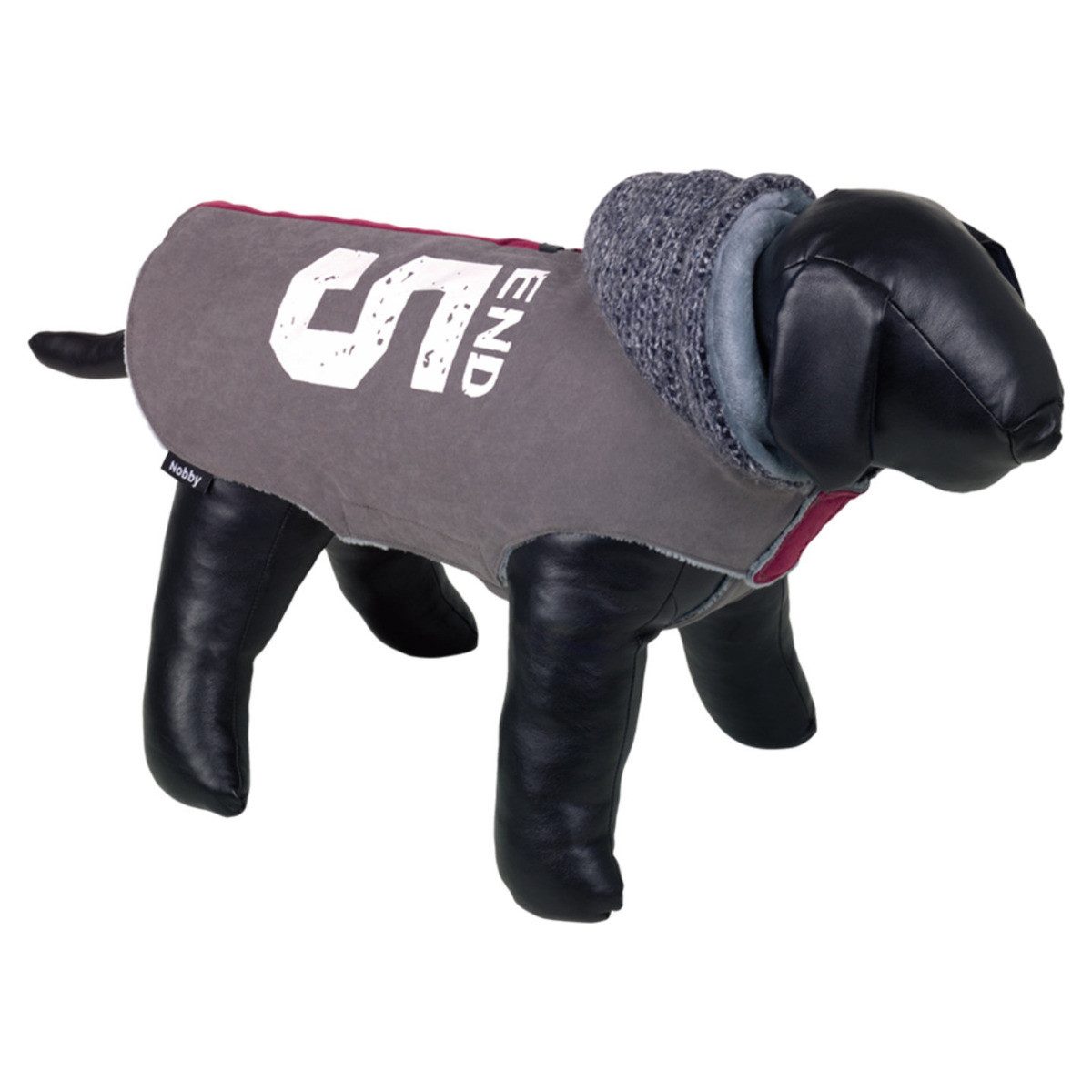 Nobby Hundepullover Hundepullover Depend rot-grau