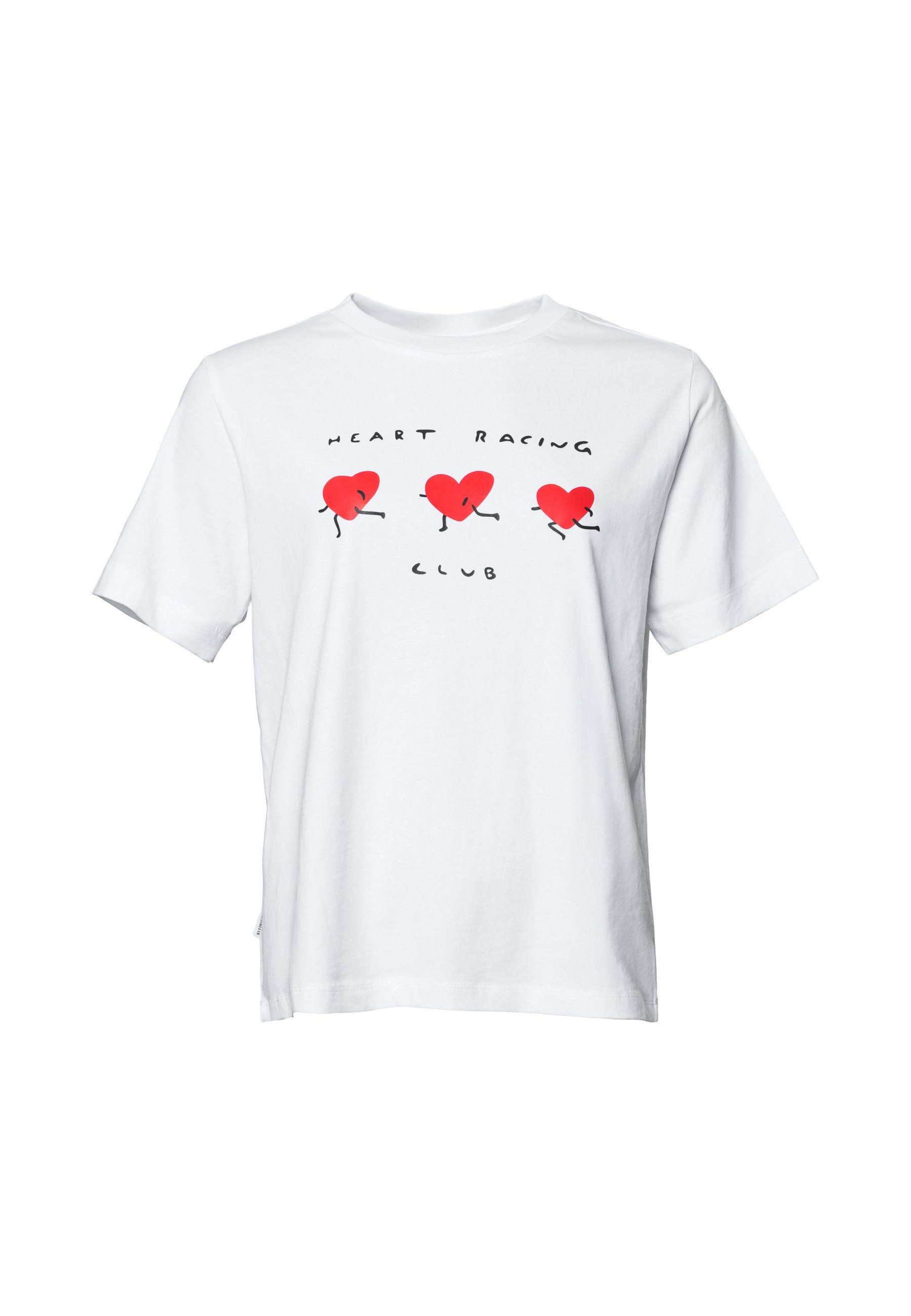 Kleinigkeit T-Shirt Kleinigkeit Heart Racing T-Shirt Girls (1-tlg)