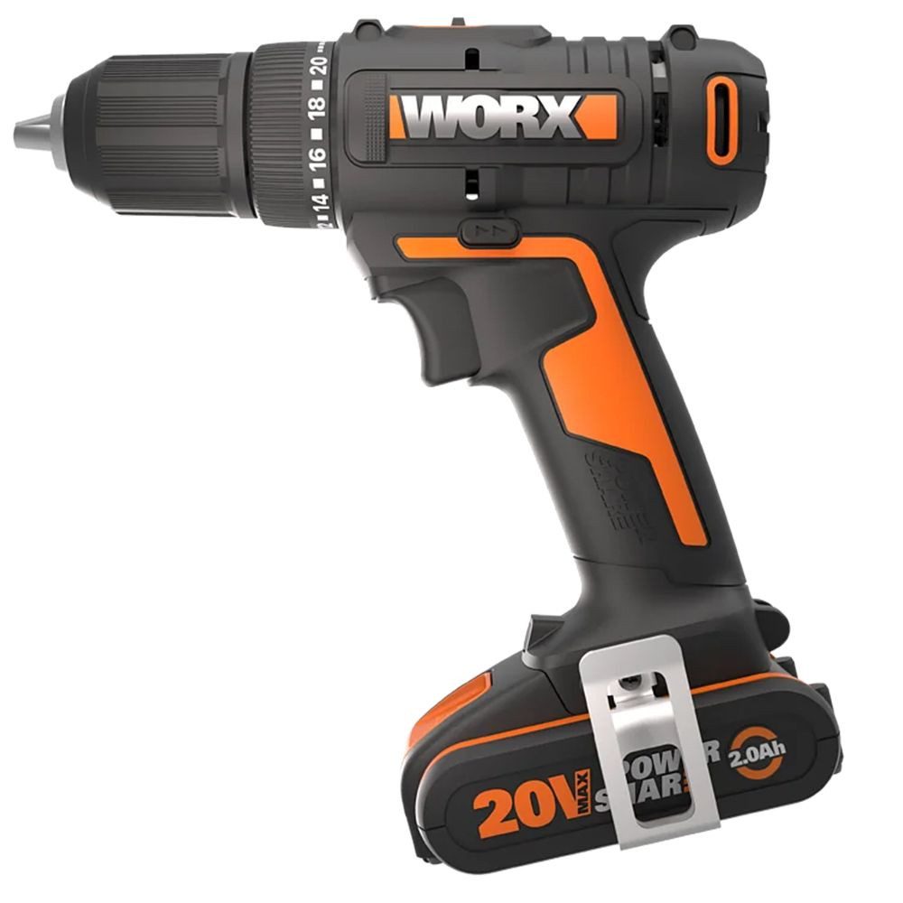 Worx Akku-Bohrmaschine Worx Akku-Bohrschrauber WX108.3 mit Akku und Ladegerät