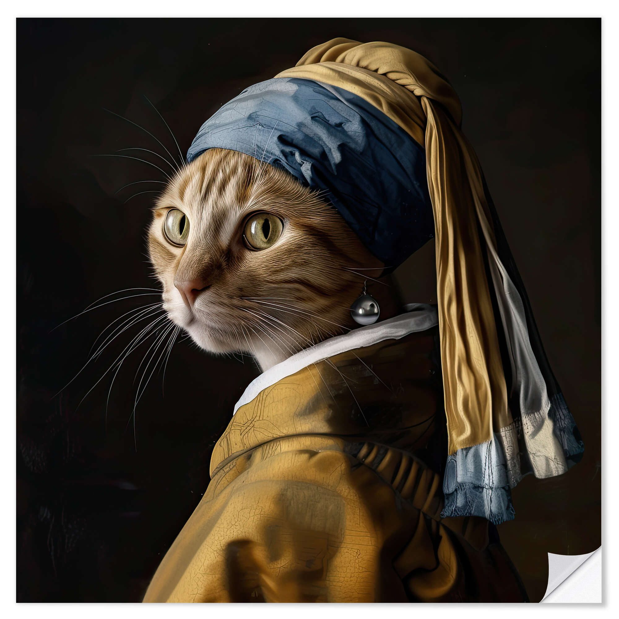 Posterlounge Poster Felipe Hora, Die Katze günstig online kaufen