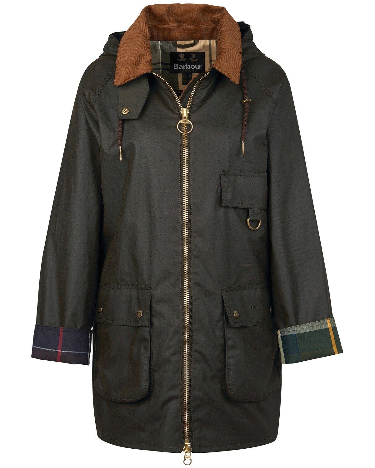 Barbour Langjacke Wachsjacke Highclere