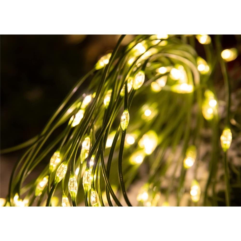 Idena LED-Lichterkette 480er NewTec, Micro-LED, warmweiß, 52,9 m, Timer, für Innen und Außen