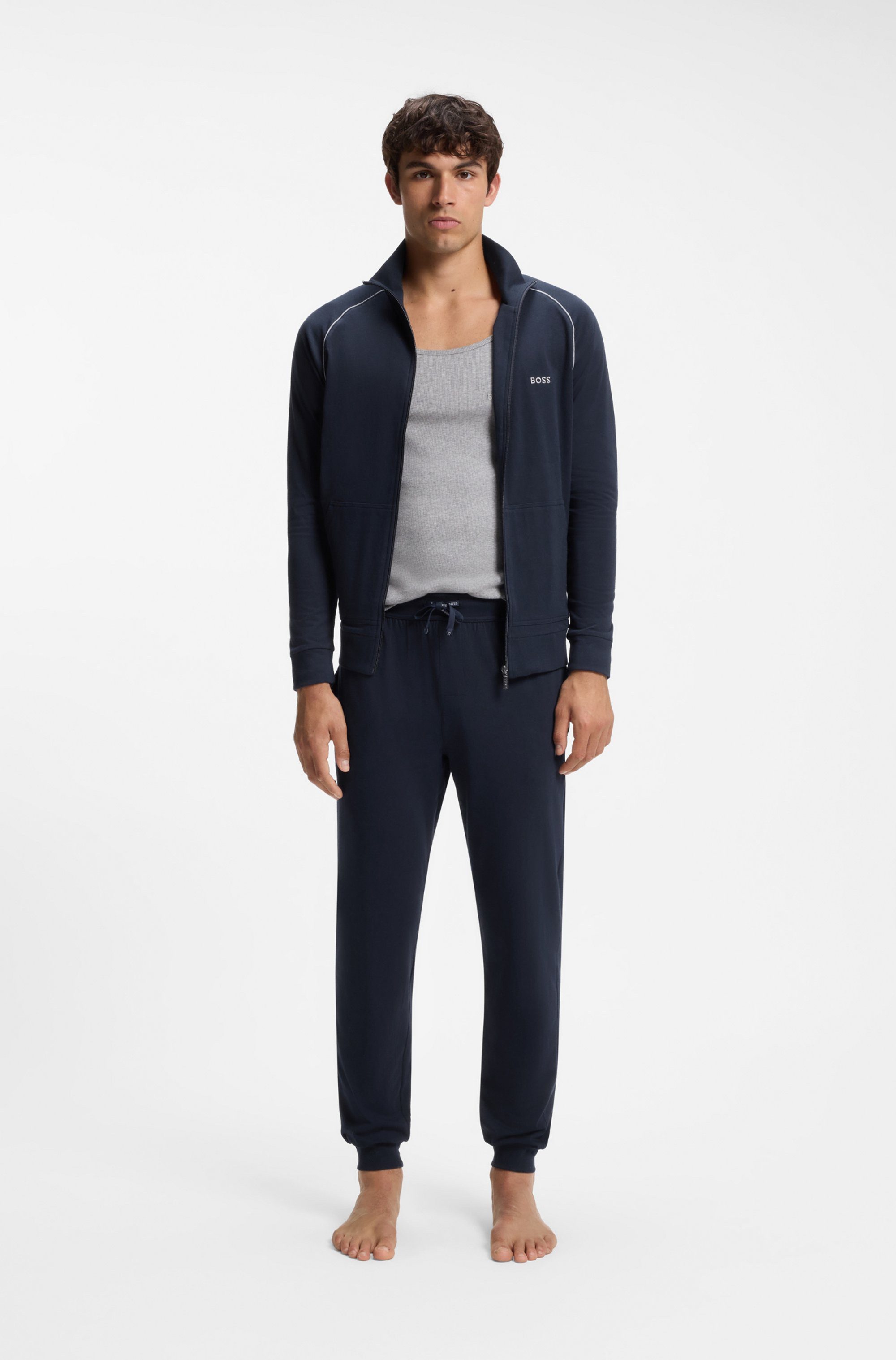 BOSS Sweathose Mix&Match Pants mit BOSS Aufdruck auf dem Kordelzug