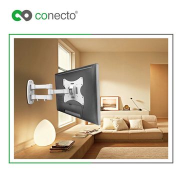 conecto TV Wandhalter für LCD LED Fernseher & Monitor TV-Wandhalterung, (bis 42 Zoll, schwenkbar, neigbar, ausziehbar)