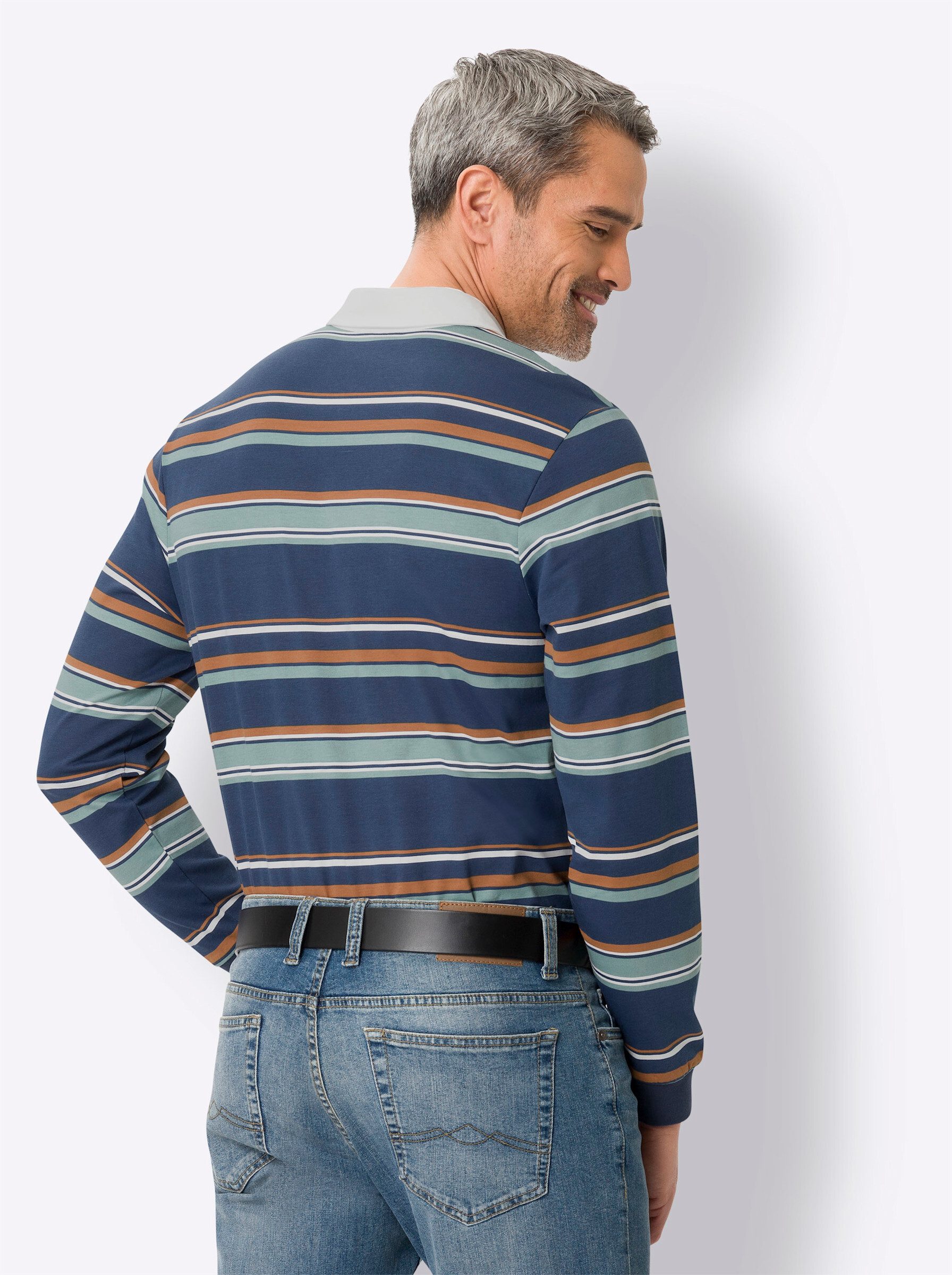 Sieh an! T-Shirt Langarm-Poloshirt . günstig online kaufen