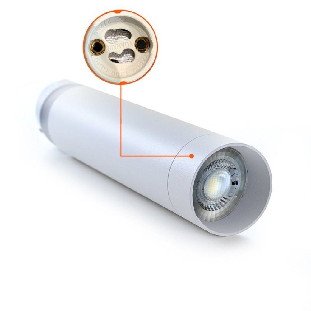 Braytron LED Deckenleuchte Hängeleuchte LED Weiß Deckenleuchte, x BETA Ø60mm Hängelampe, Ohne 250mm