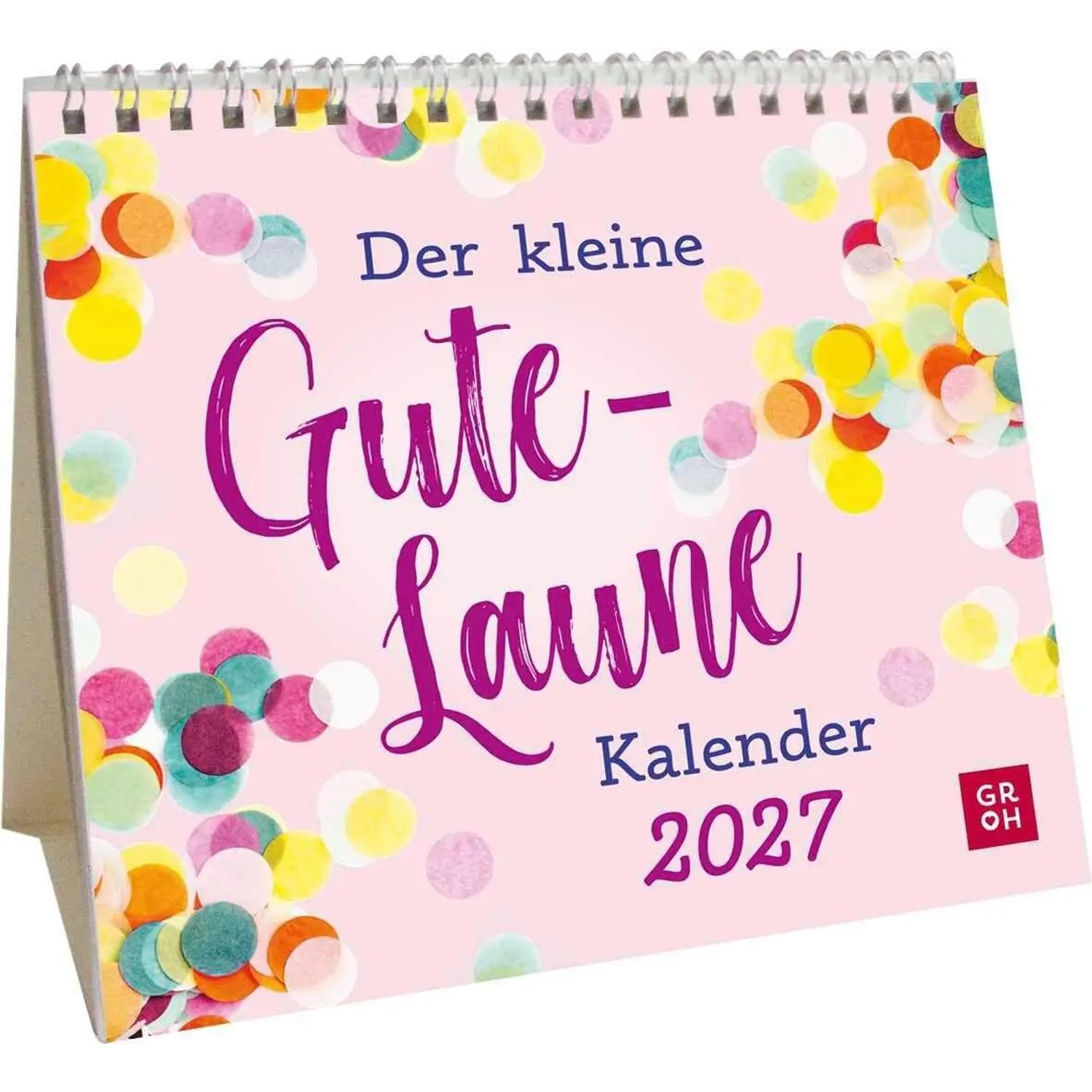 groh Verlag Monatskalender Mini-Kalender 2027: Der kleine Gute-Laune-Kalender