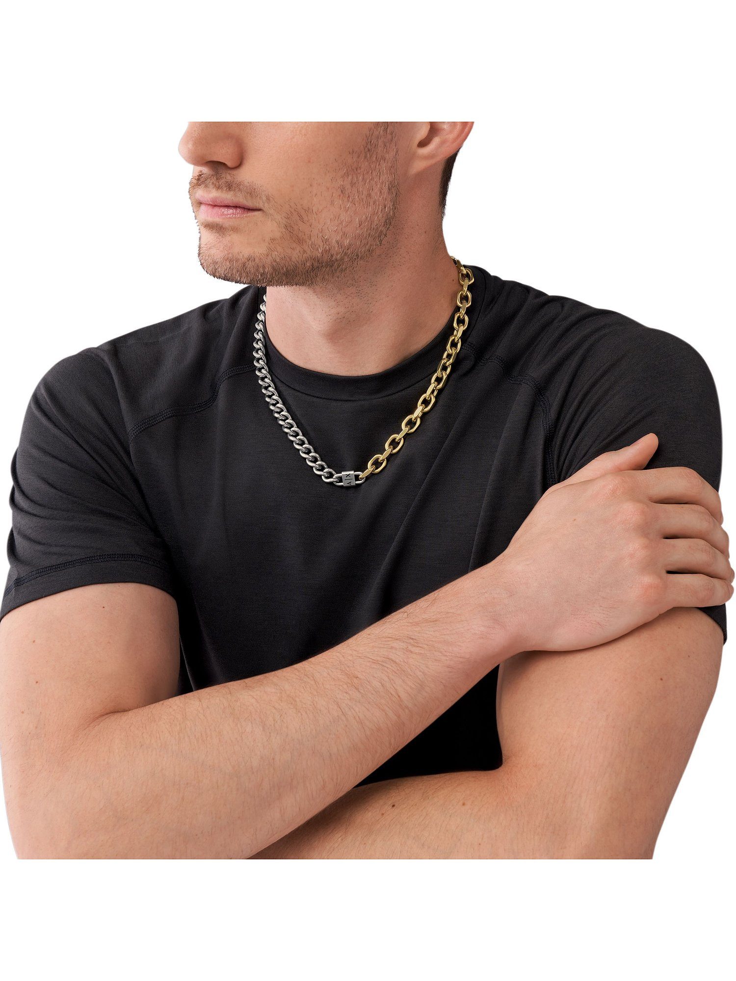 ARMANI EXCHANGE Edelstahlkette Armani Ex...