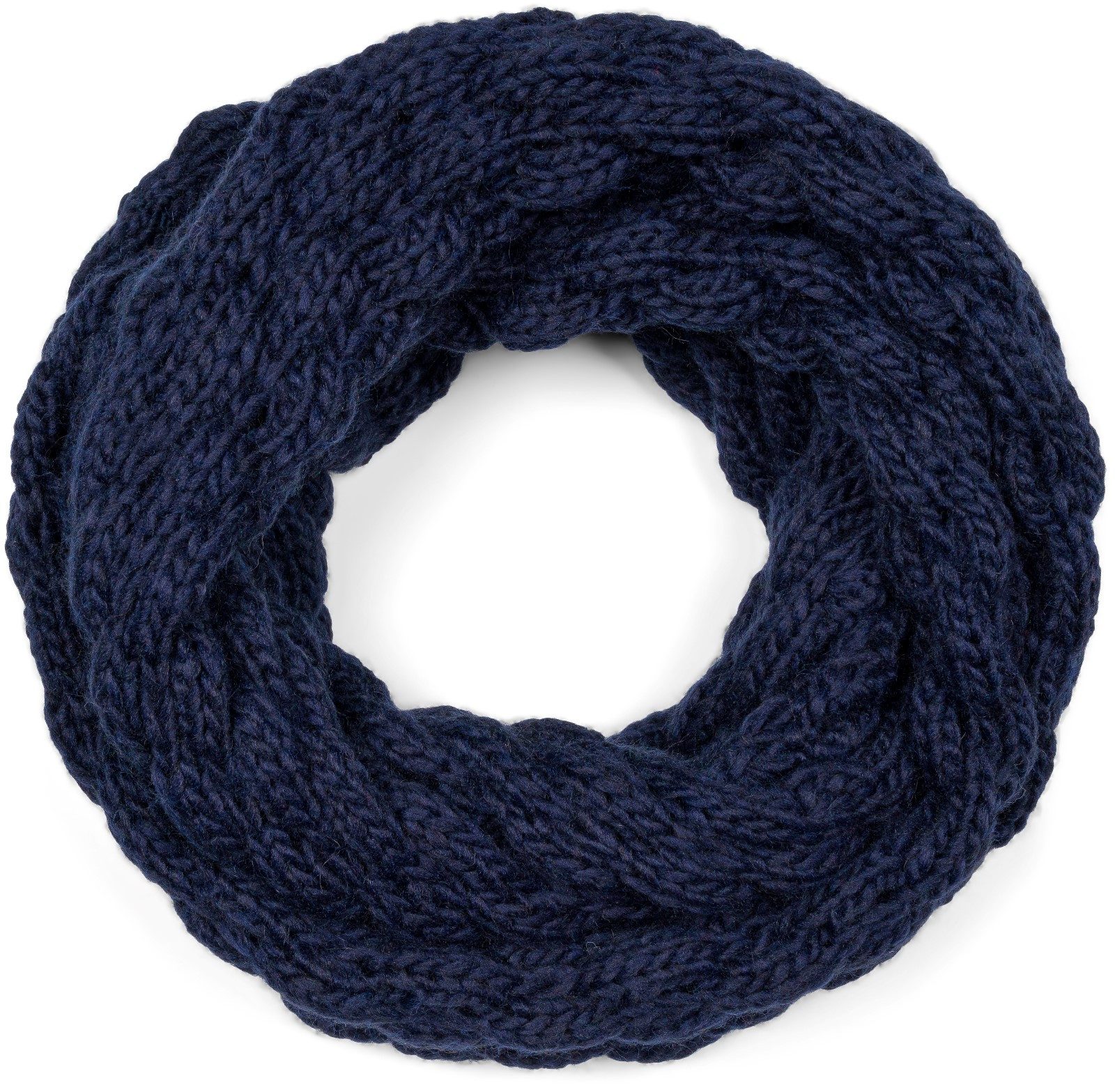 Strickschal Strick Loop mit Bubblemuster