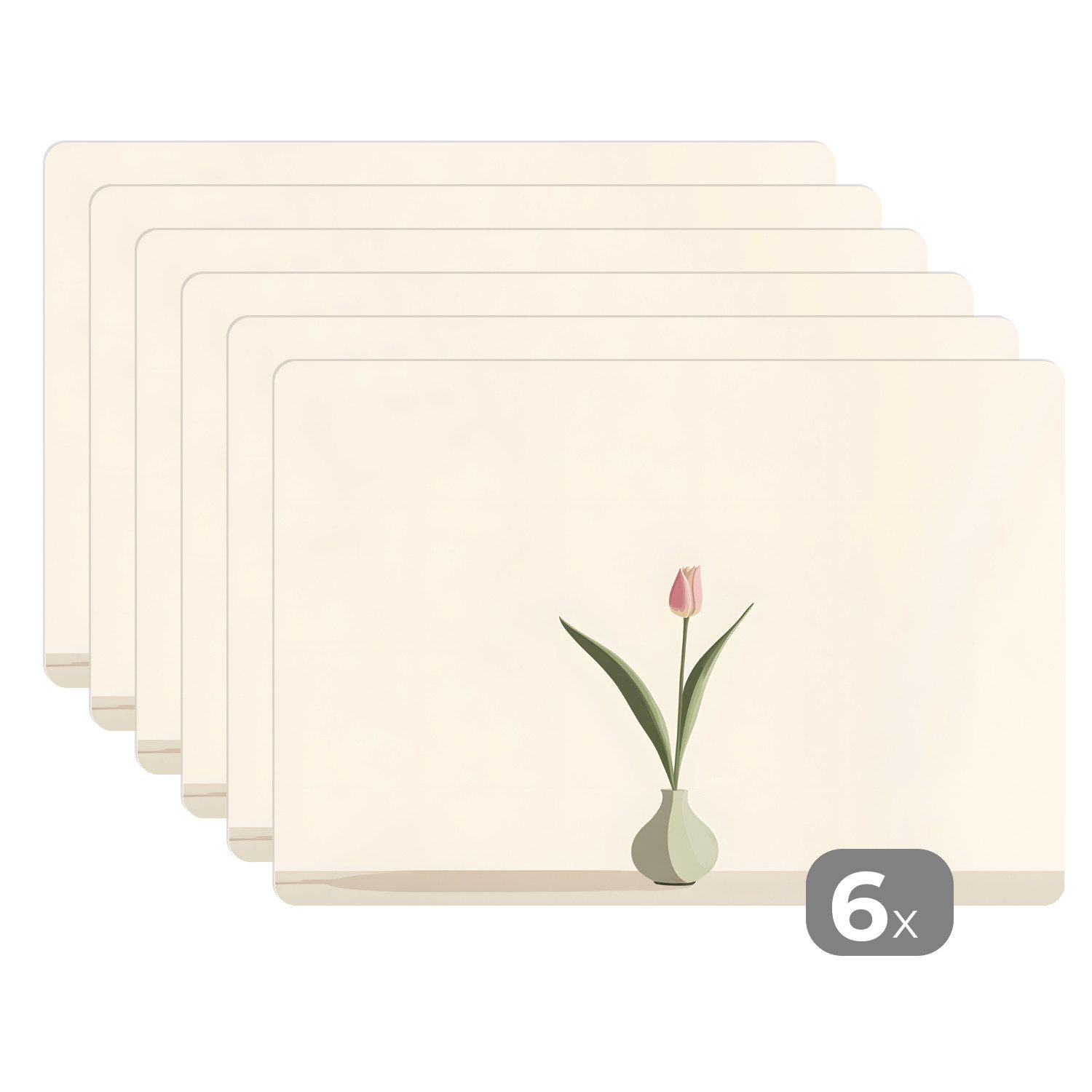 MuchoWow Platzset Tulpe - Vase - günstig online kaufen