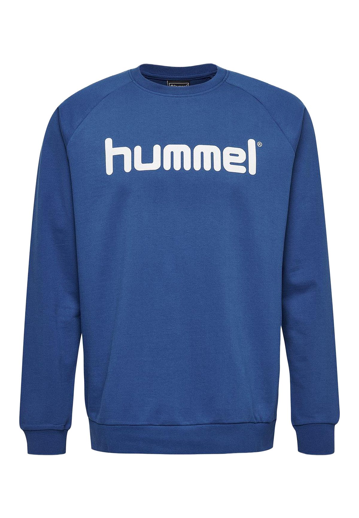 Sweatshirt Logoprint Sport mit Raglanärmel