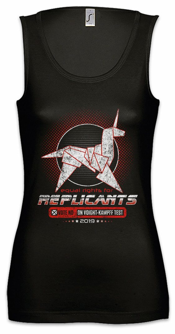 Tanktop Equal Rights For Replicants Ärmelloses Damen T-Shirt Voight Kampff