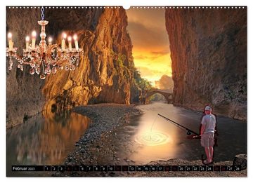 CALVENDO Wandkalender wundersame Welt der digitalen Fotografie (Premium, hochwertiger DIN A2 Wandkalender 2023, Kunstdruck in Hochglanz)