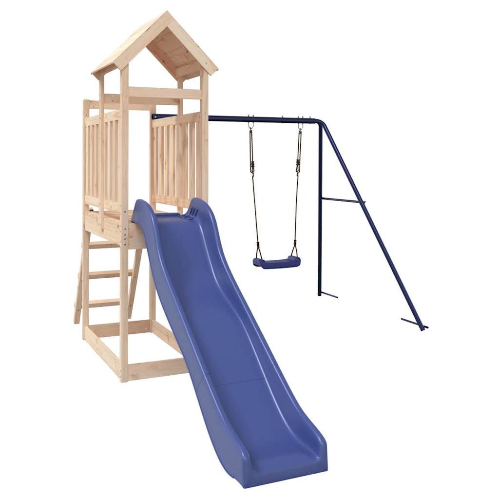 vidaXL Spielturm Spielturm Massivholz Kiefer