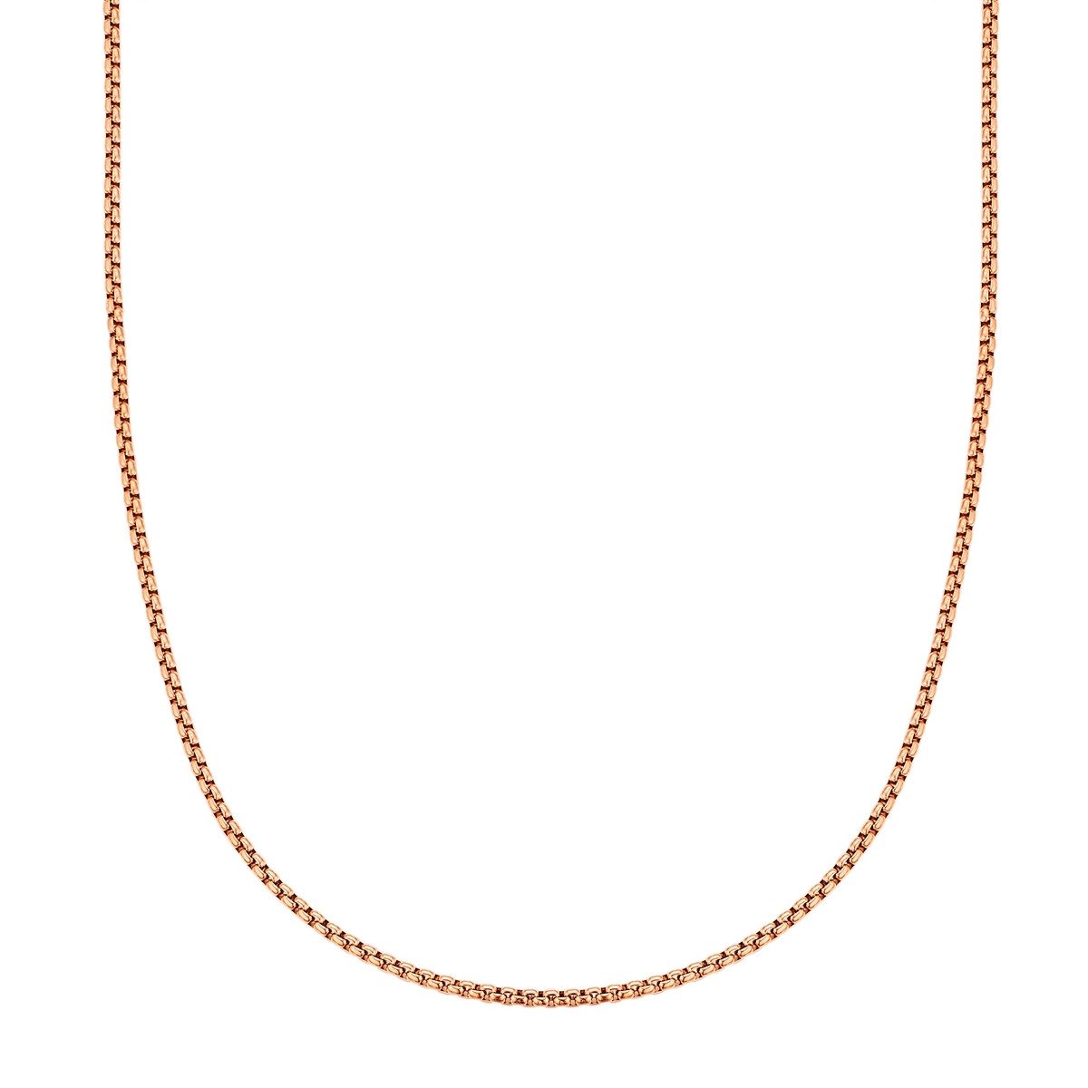 Edelstahlkette roségold