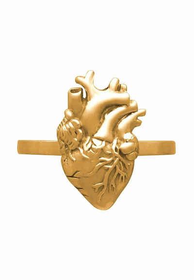 Gemshine Fingerring 3-D anatomisches Herz