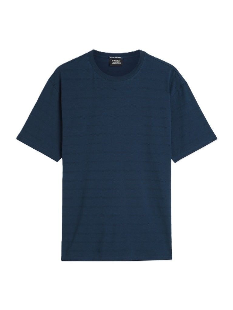 Scotch & Soda T-Shirt Structured jacquard relaxed-fit T-s