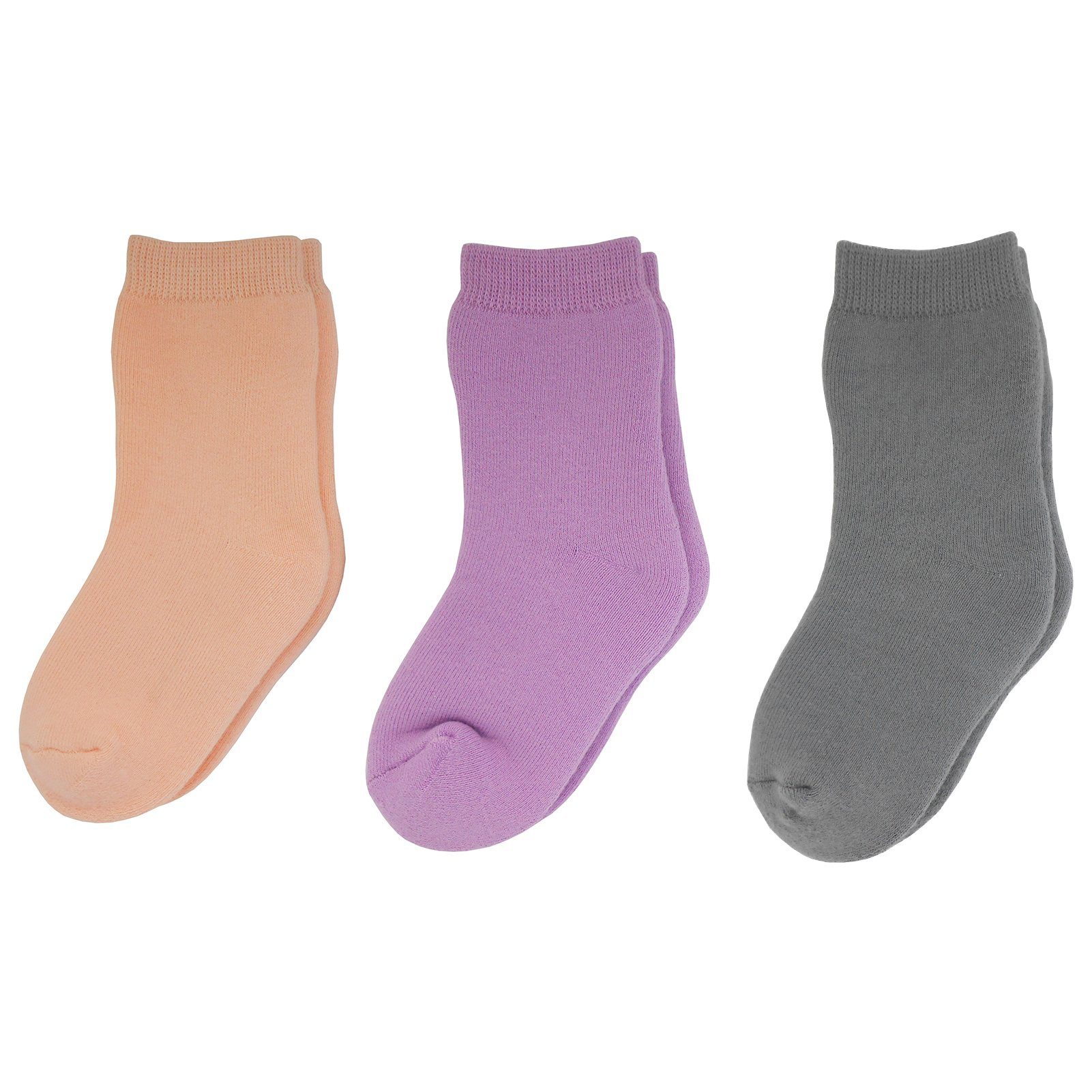 Kurzsocken weiche Kinder Socken mit Vollplüsch Pack in mehreren verschiedenen
