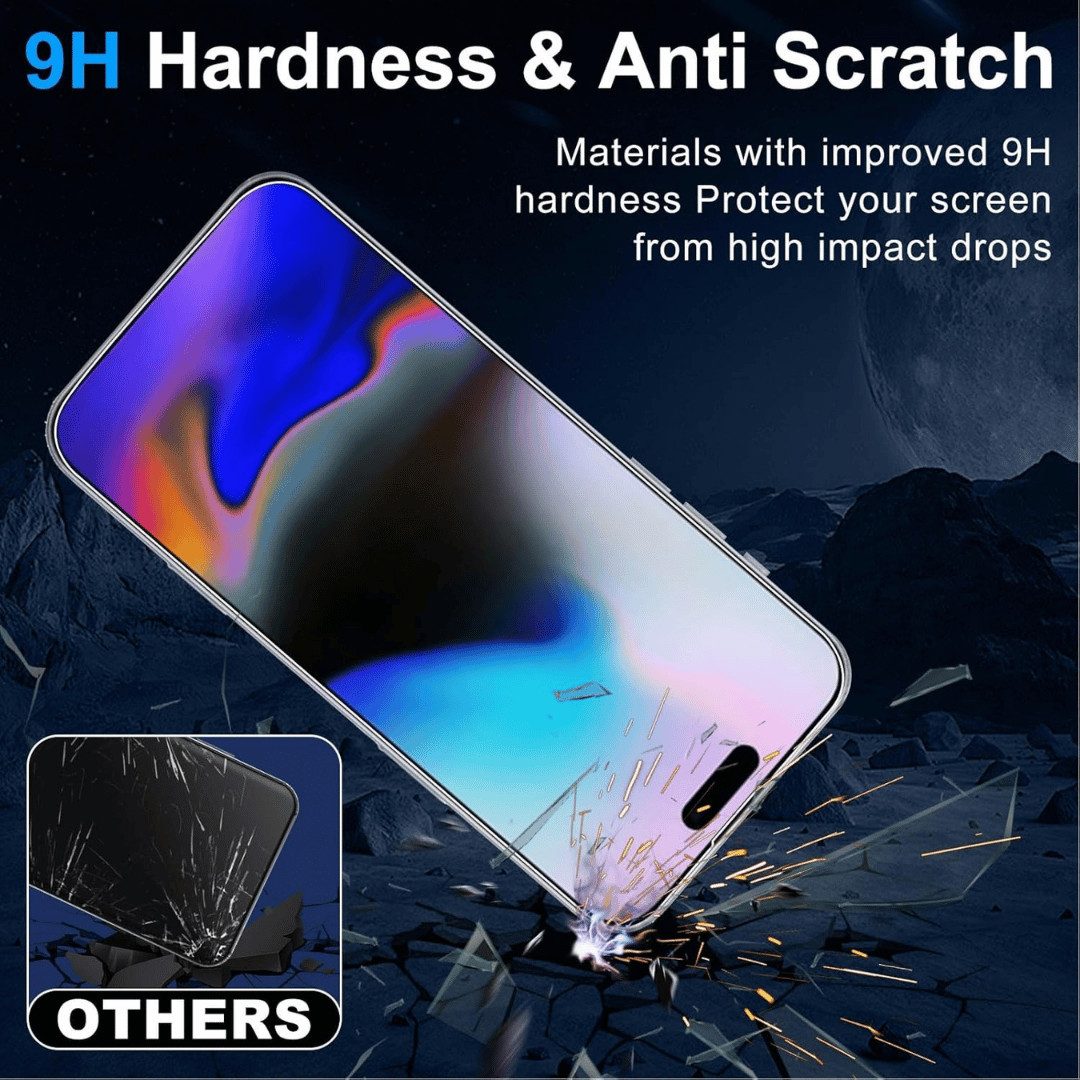 SmartUP Displayschutzglas 2X Schutzglas für Iphone 16 Plus Pro Max Display Kamera Panzerfolie 9H für iPhone 16 Pro Max, Displayschutzglas, Kameraschutzglas, Sch – Bild 2 von 5