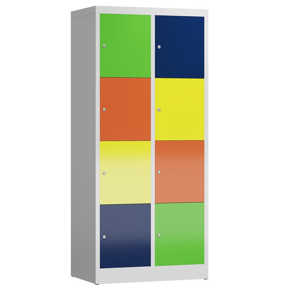Steelboxx Fächerschrank Schließfachschrank Fächerschrank 8 Fächer 1800 x 80 günstig online kaufen