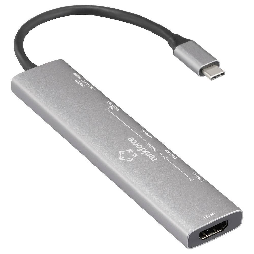 Renkforce Laptop-Dockingstation USB-C® Dockingstation RF-DKS-907 Passend für Marke Dockingstations: