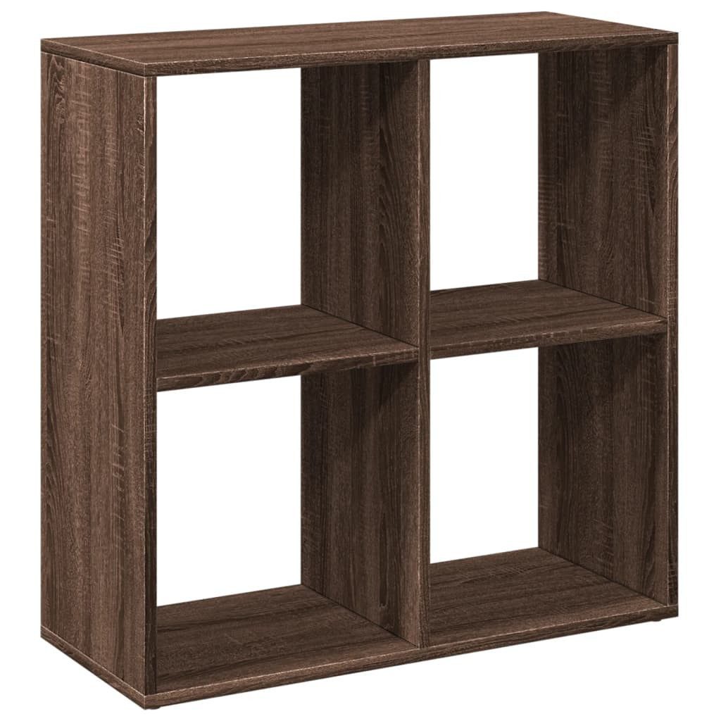 vidaXL Bücherregal Raumteiler-Bücherregal Braun Eichen-Optik 69,5x29x69,5 günstig online kaufen