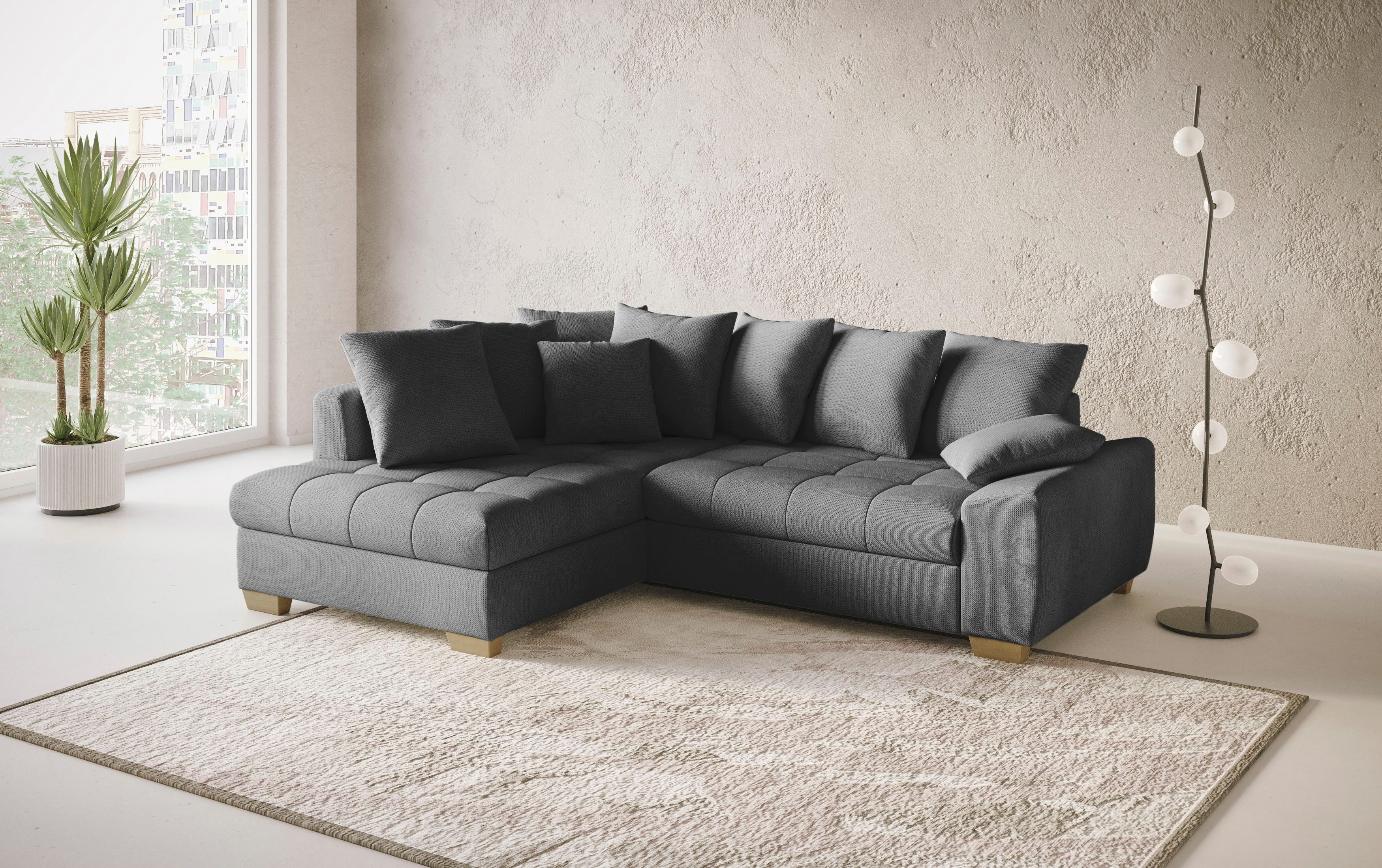 Mr. Couch Ecksofa "Nikita II, L-Form, bis 140kg pro Sitzplatz belastbar", m günstig online kaufen