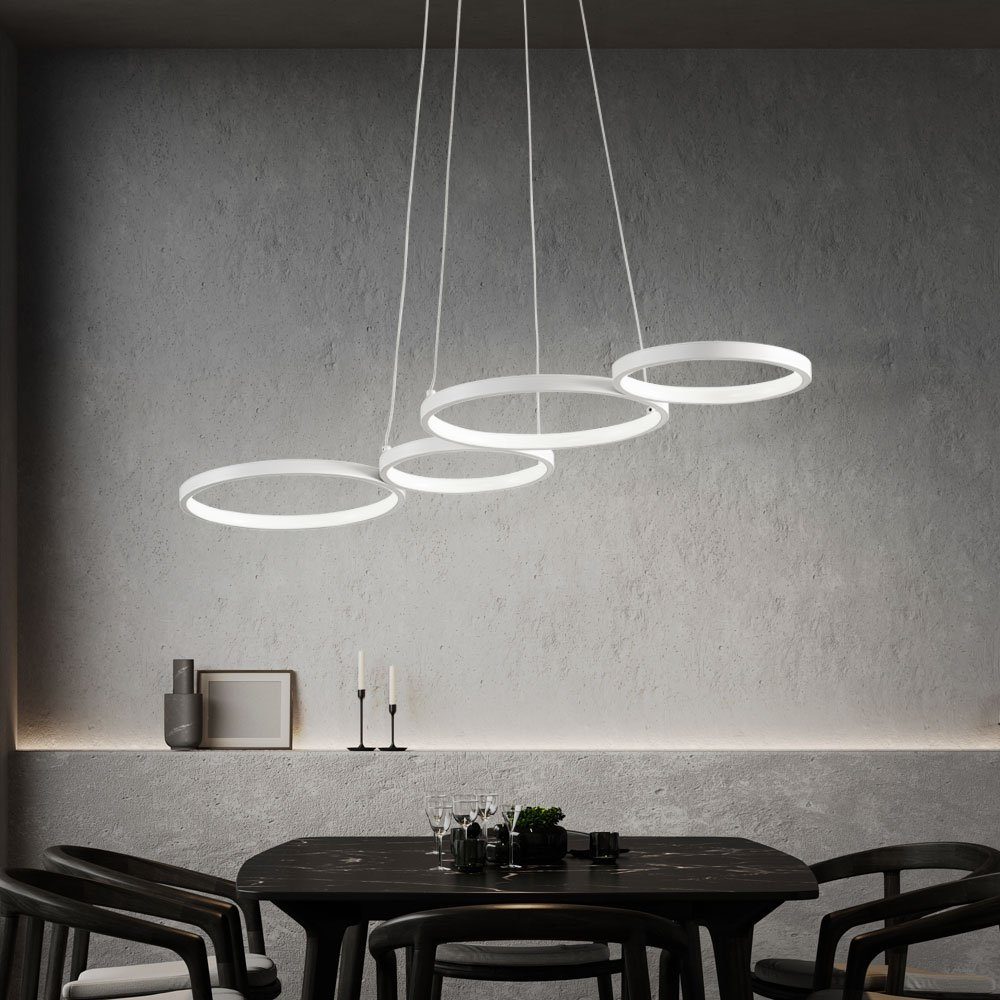 WOFI LED Pendelleuchte, Leuchtmittel Lampen Pendelleuchte Wohnzimmer Warmweiß, Esstischlampe Modern inklusive