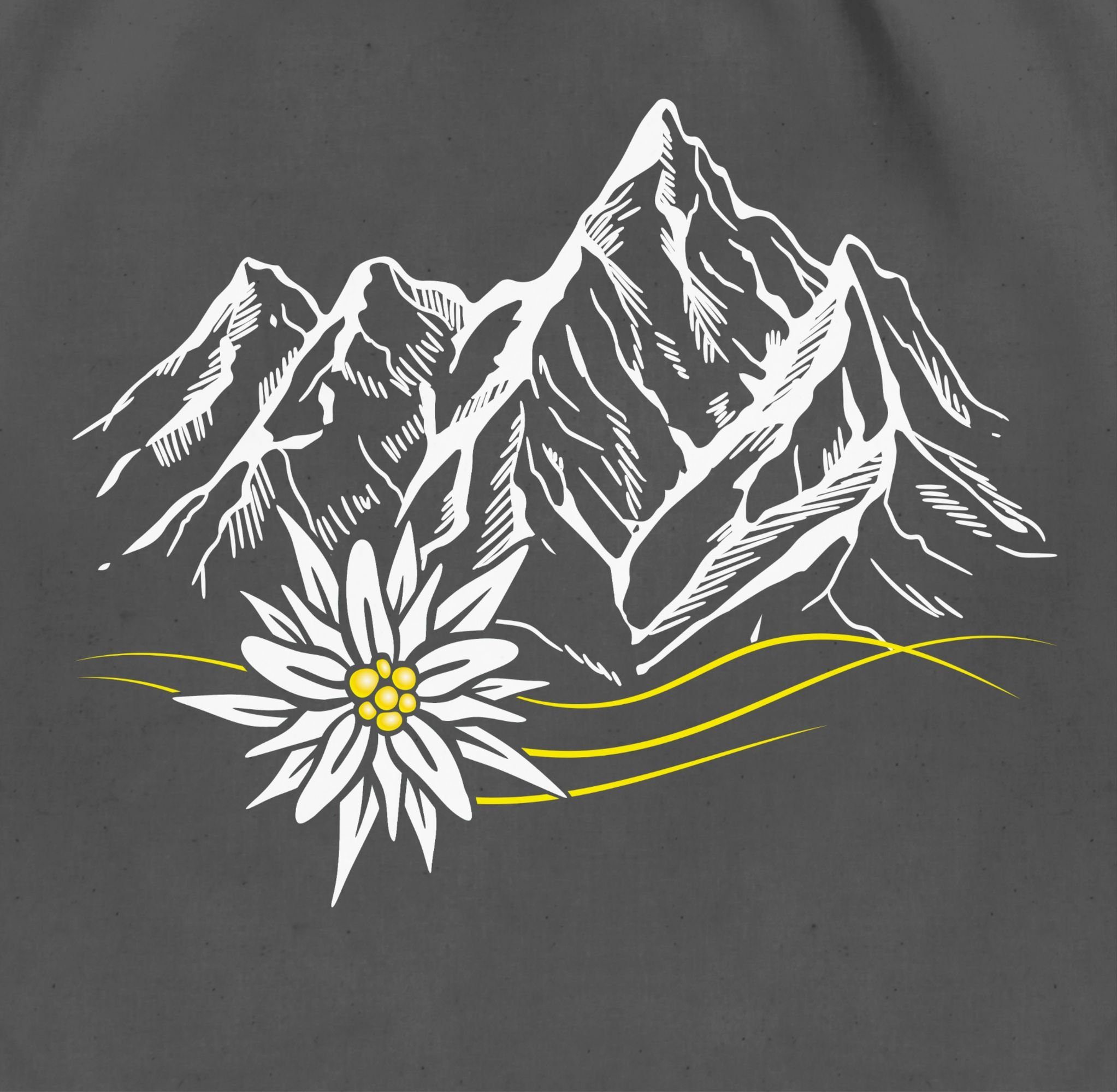 Shirtracer Turnbeutel Edelweiß Berge Wandern Wanderlust günstig online kaufen