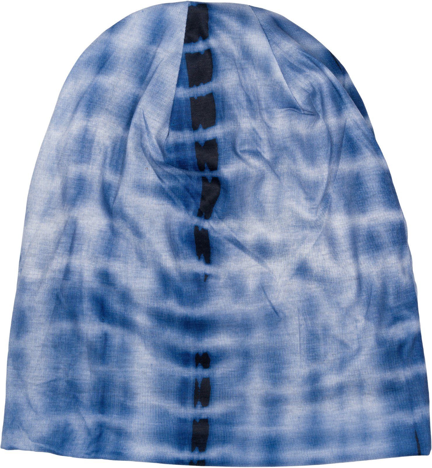 Beanie Batik styleBREAKER (1-St) Mütze Beanie Dunkelblau-Blau Streifen