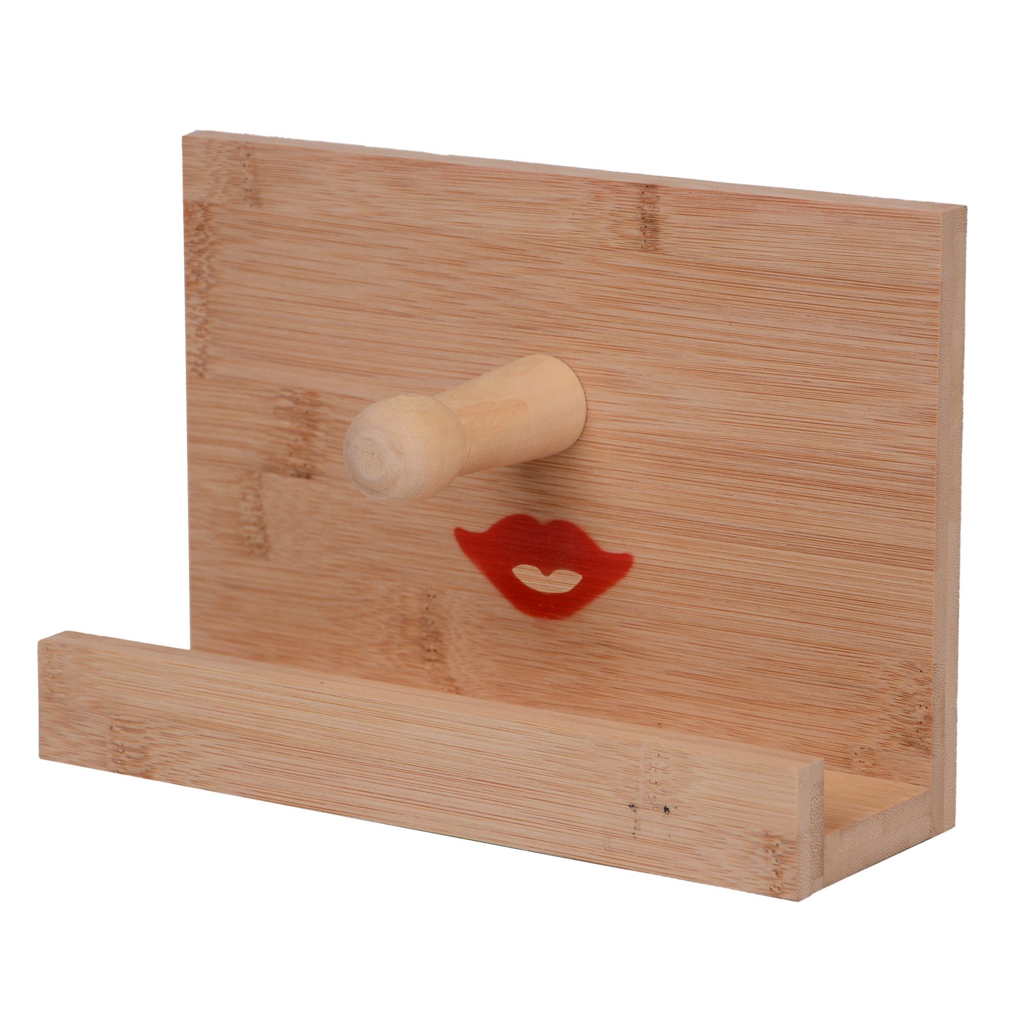 UNUS HOME Dekofigur UNUS® Brillenständer aus Bambus mit witzigem Motiv (Bambus), Lustiger Brillenhalter, Brillenablage, Brillenaufbewahrung