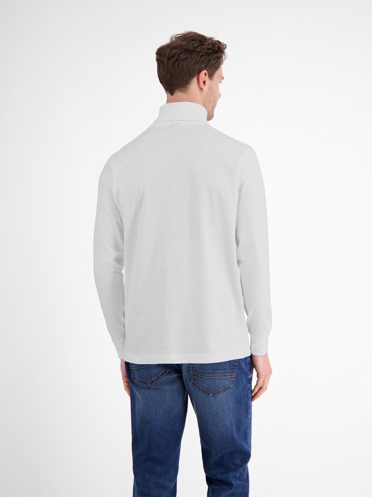 LERROS Rollkragenshirt mit Logo Stickerei günstig online kaufen