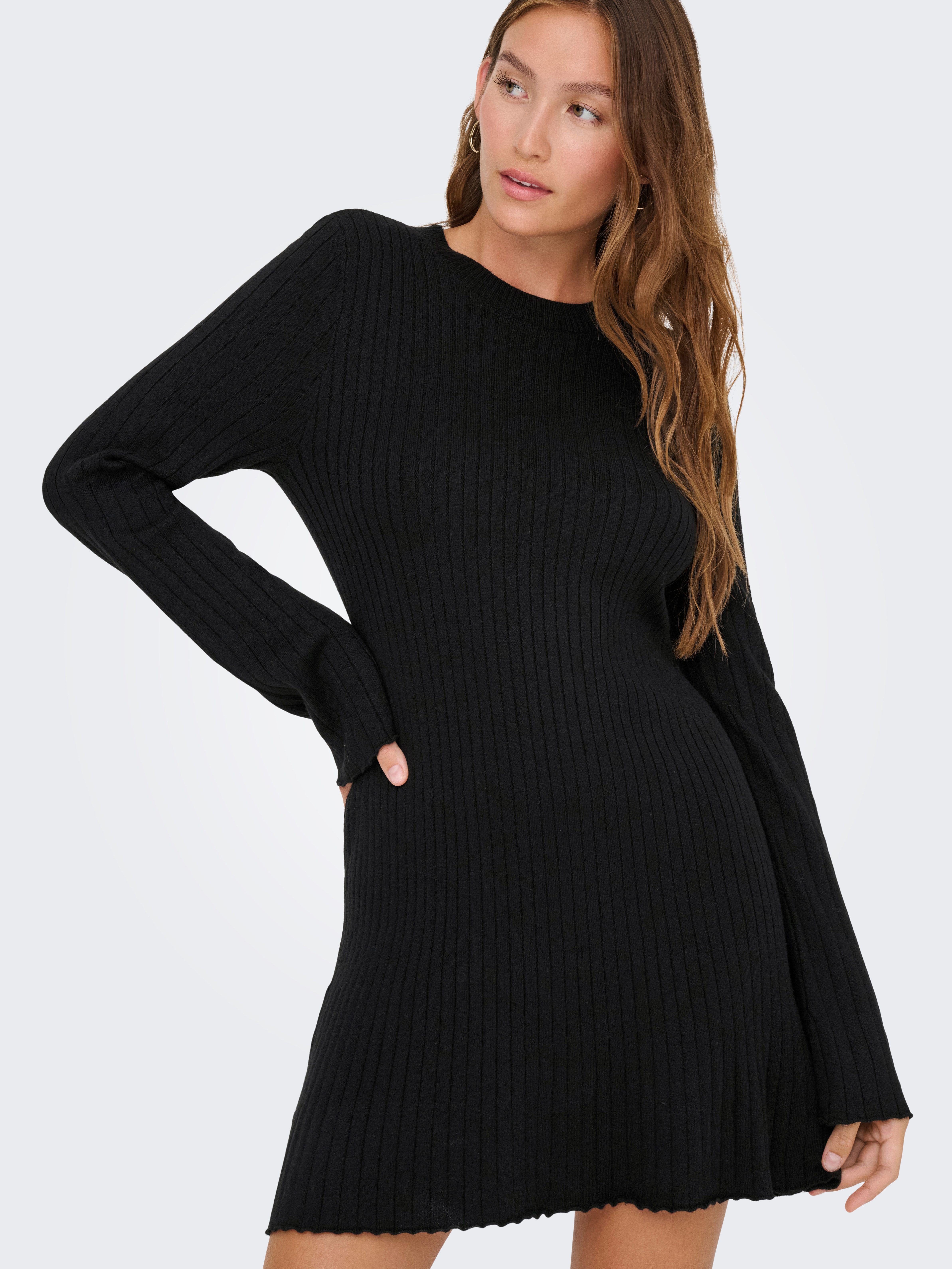 ONLY Minikleid ONLMICHELLA LS O-NECK DRESS günstig online kaufen