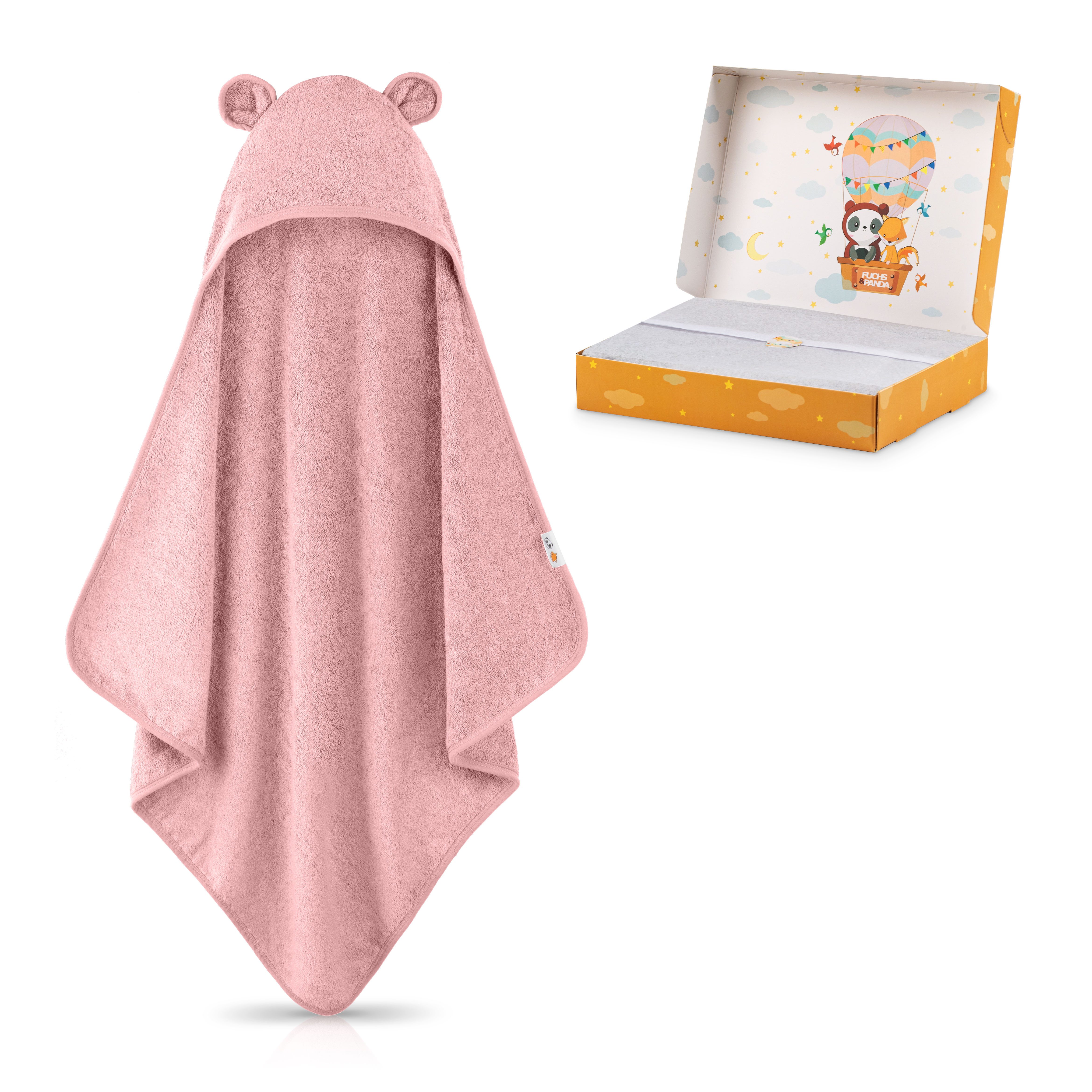 Fuchs & Panda Kapuzenhandtuch Kapuzenhandtuch Baby günstig online kaufen