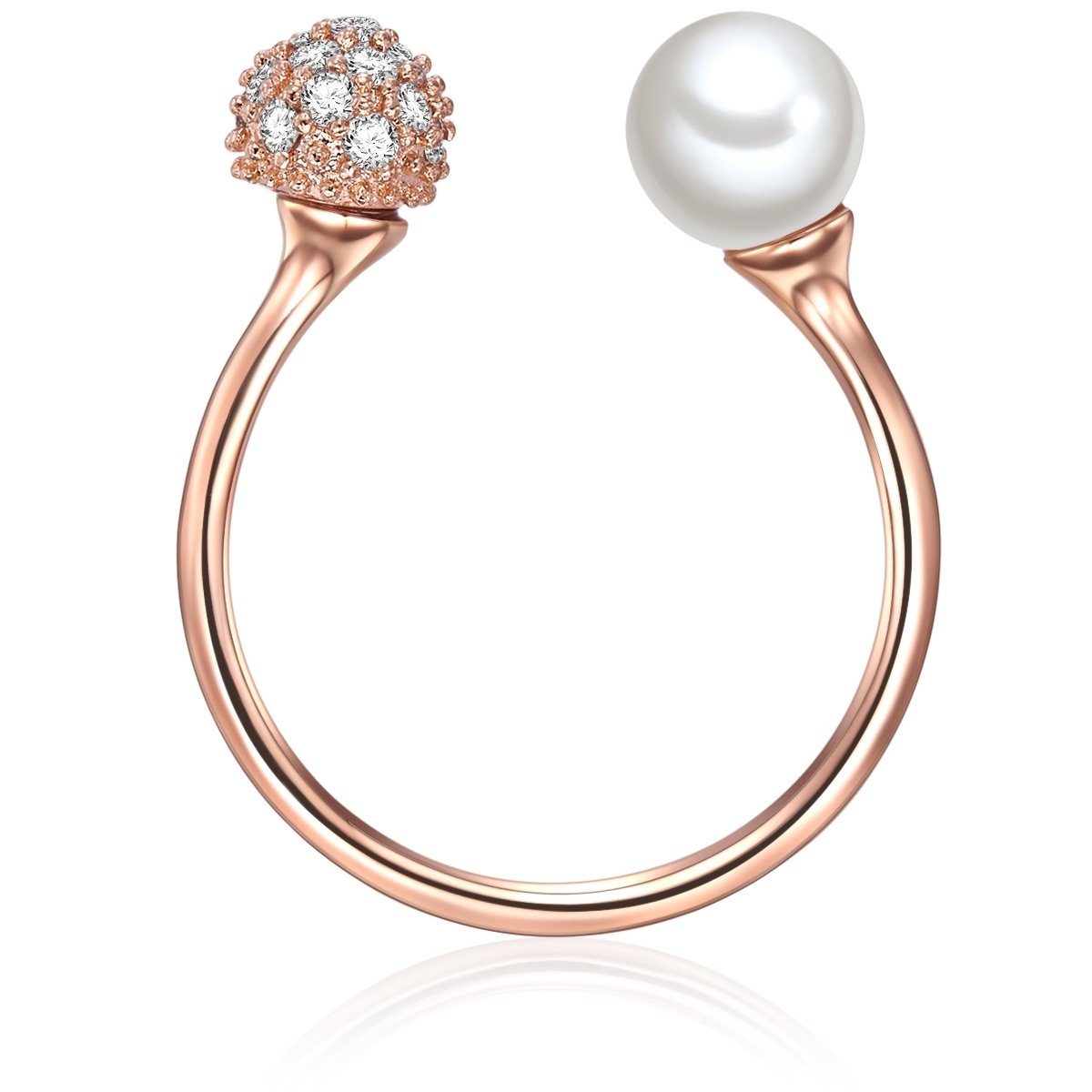 Lulu & Jane Perlenring roségold, mit günstig online kaufen
