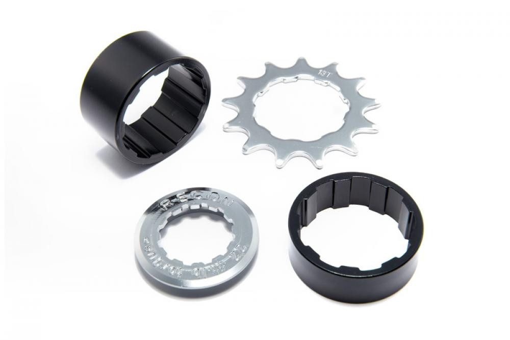 SPANK Laufrad Spank Spoon Hub Singlespeed conversion kit 13T black 13