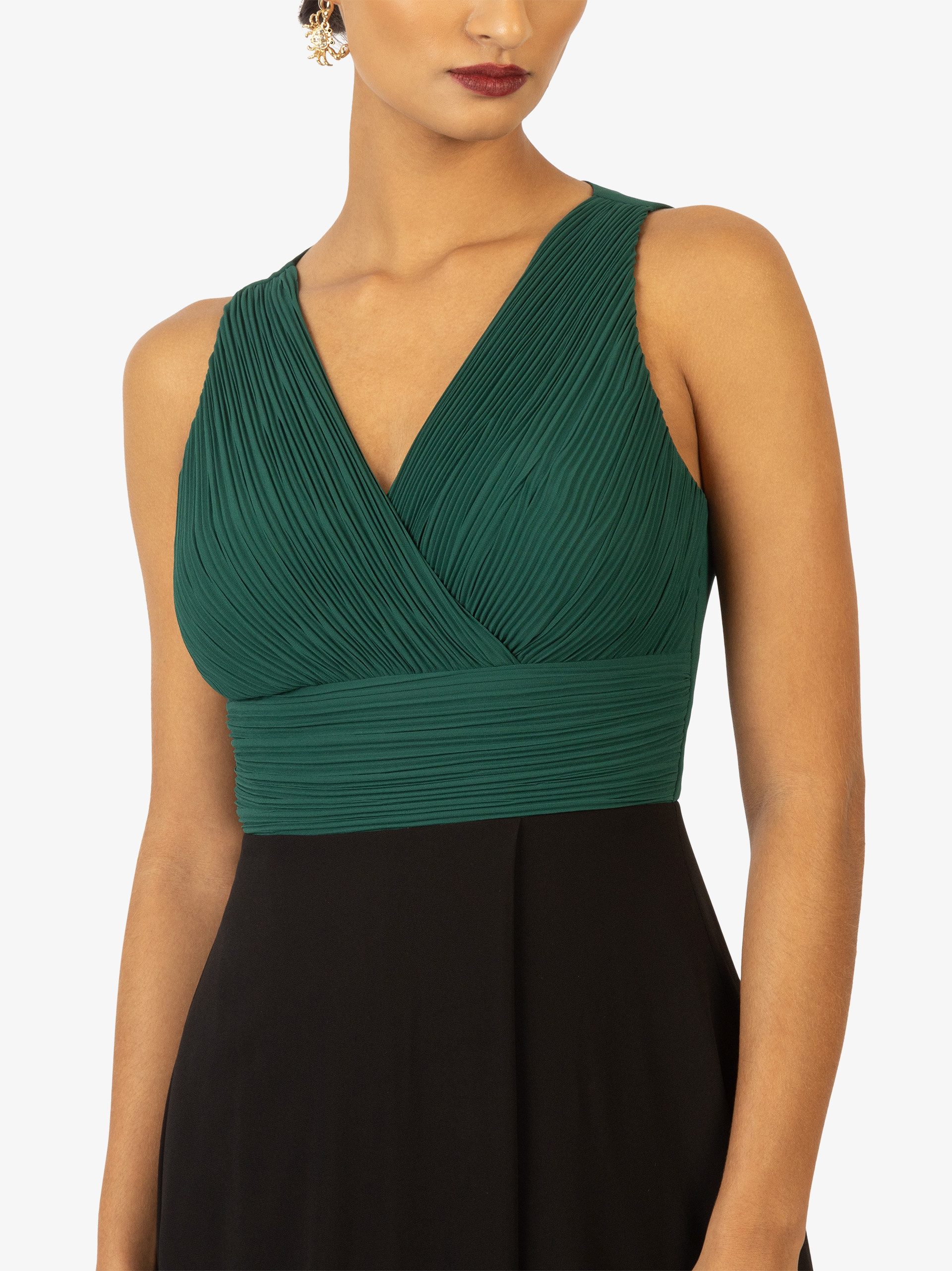 Kraimod Abendkleid im Zwei-Farben-Design