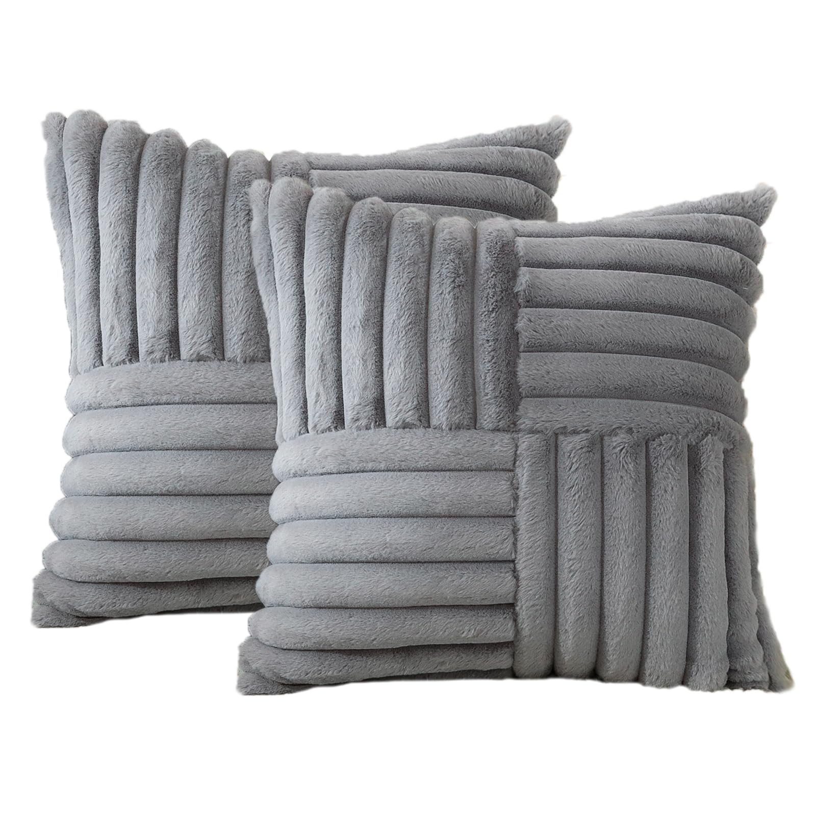 Coonoor Kissenbezug 45x45 cm Plüsch Samt Kissenbezüge Zierkissenbezüge Kiss günstig online kaufen