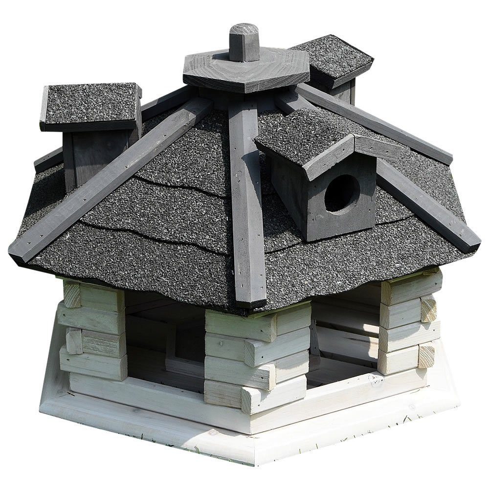 Melko Vogelhaus Vogelfutterhaus Vogelhäuschen Vogelvilla 48 CM Futtersilo F günstig online kaufen