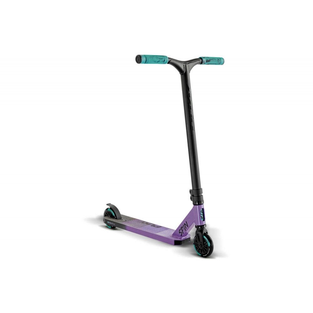Puky Tretroller Roller Spin Stuntscooter Offwhite - Farbe: chilled purple, Leichter Aluminium-Roller für Kinder ab 5 Jahren