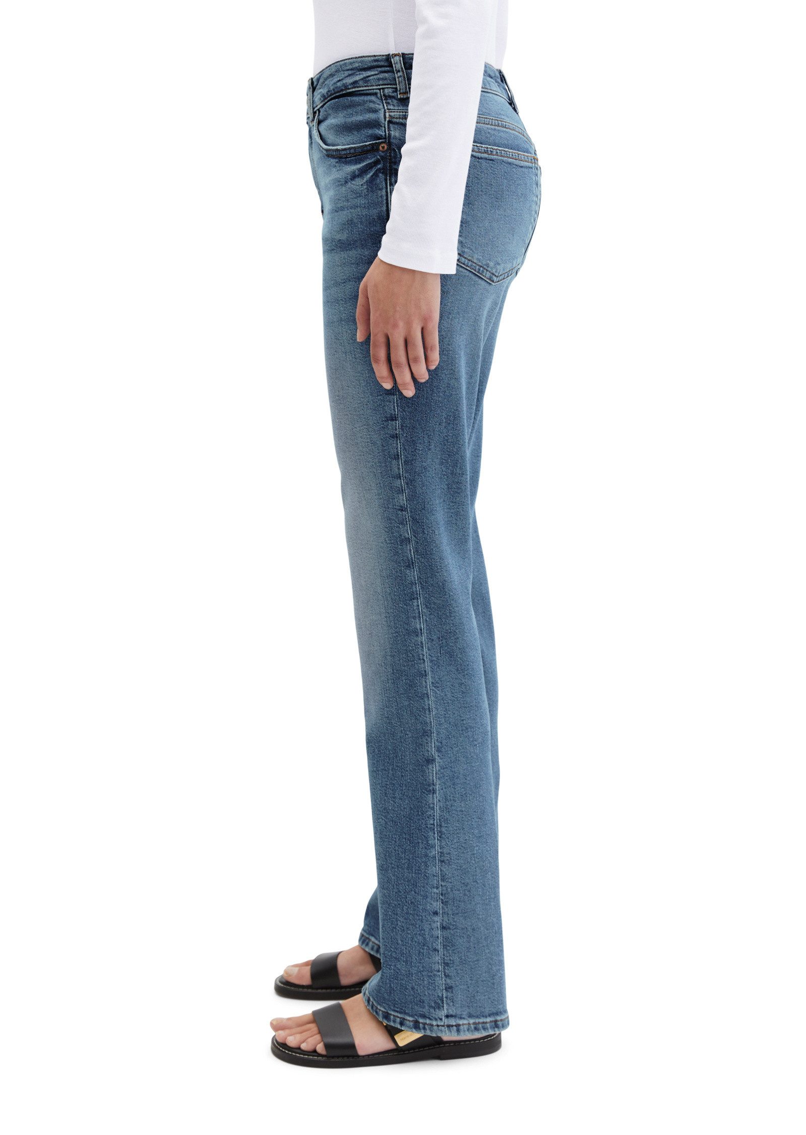 Marc O'Polo Schlagjeans aus Organic-Cotton-Mix-Stretch günstig online kaufen