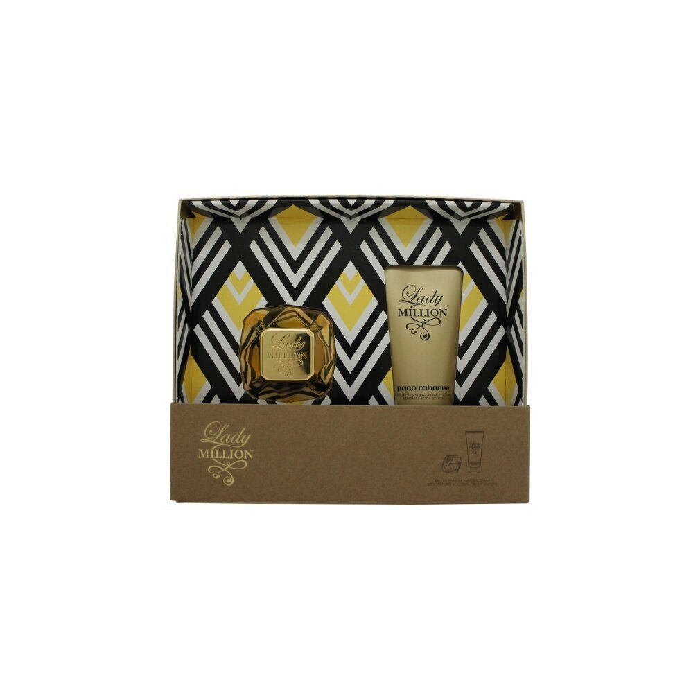 Duft-Set Eau de Parfum Lady Million Geschenkset 30ml EDP + 75ml Körperlotion