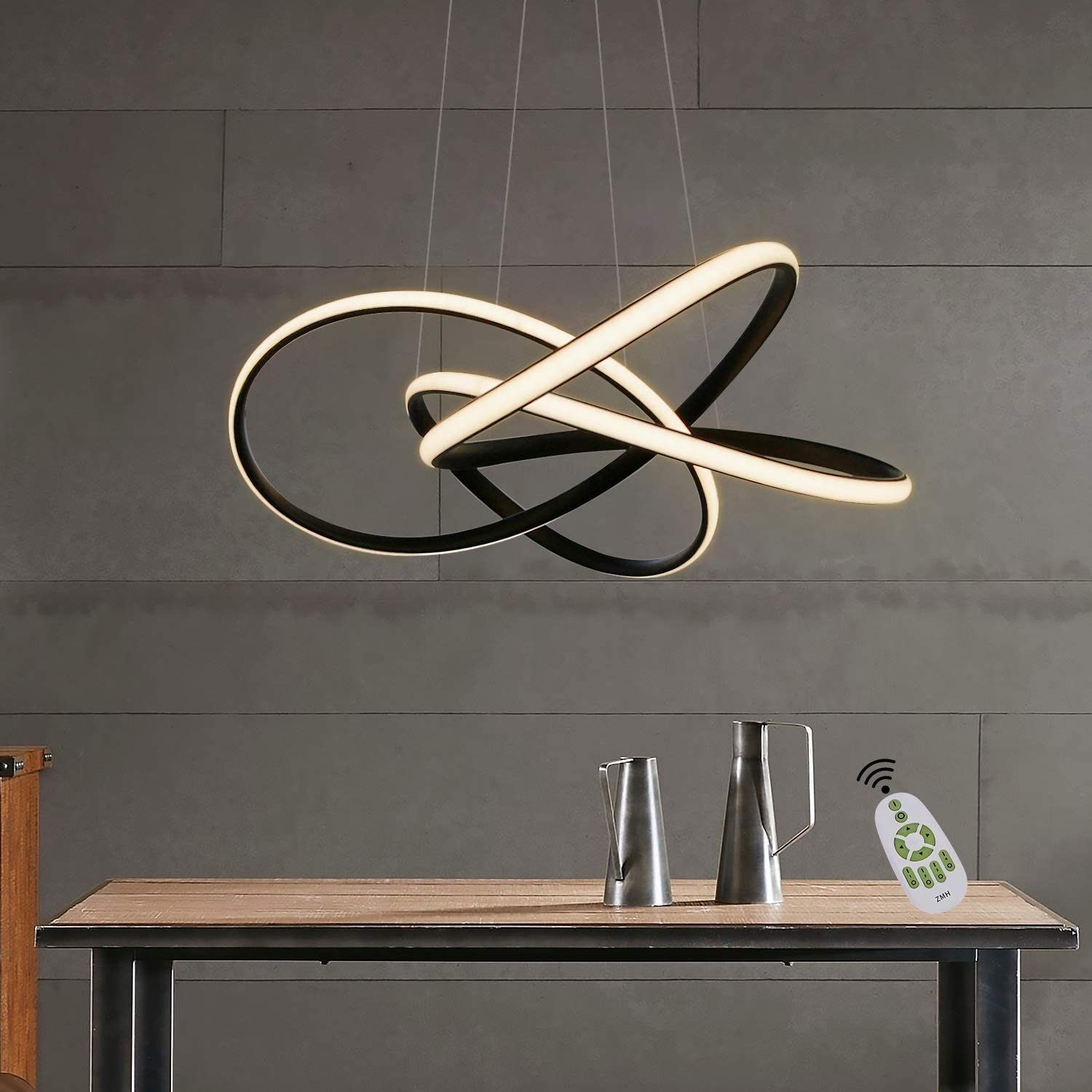 Luxus Decken Lampe LED Ess Tisch Hänge Leuchte Messing Küchen Licht Schiene WOFI 